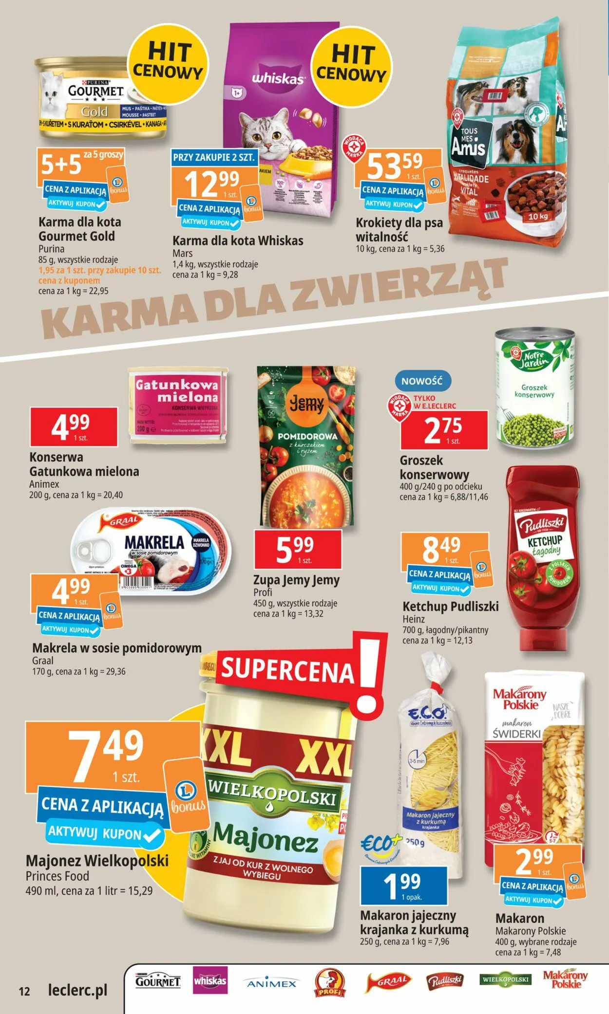 Gazetka E.Leclerc Aktualna gazetka od 14 kwietnia do 28 kwietnia 2025 - Strona 12