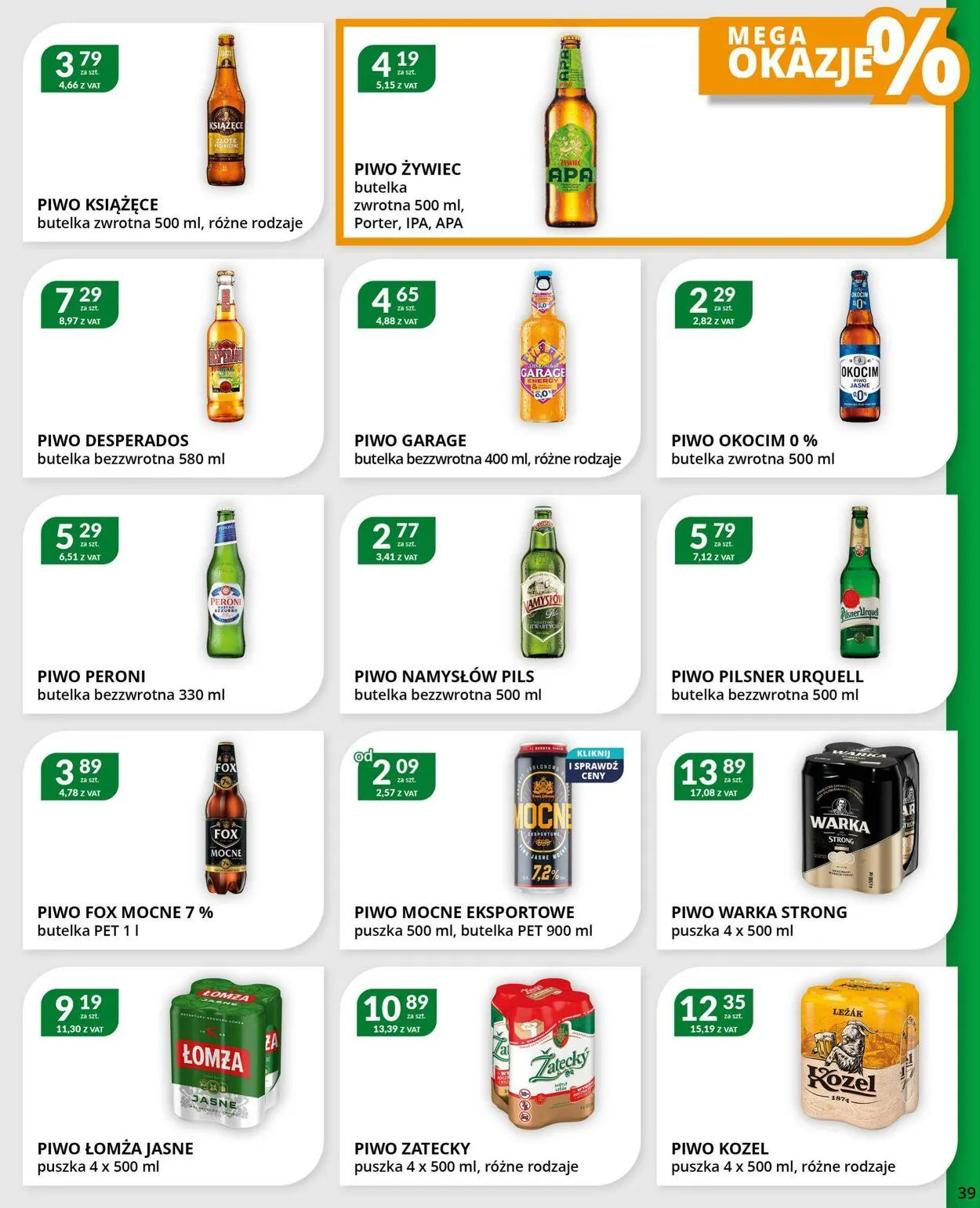 Gazetka Eurocash Aktualna gazetka od 28 października do 17 listopada 2024 - Strona 39