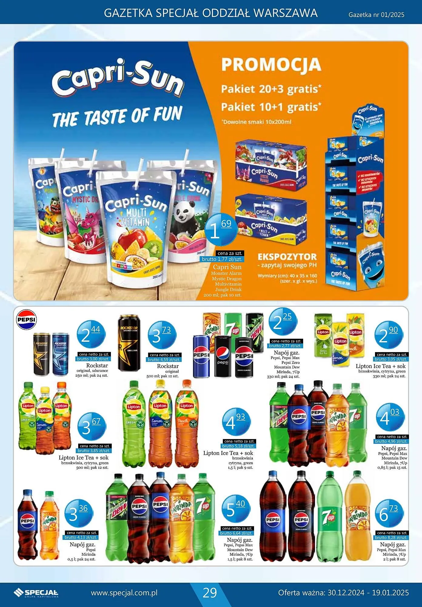 Gazetka Specjał gazetka od 30 grudnia do 19 stycznia 2025 - Strona 29