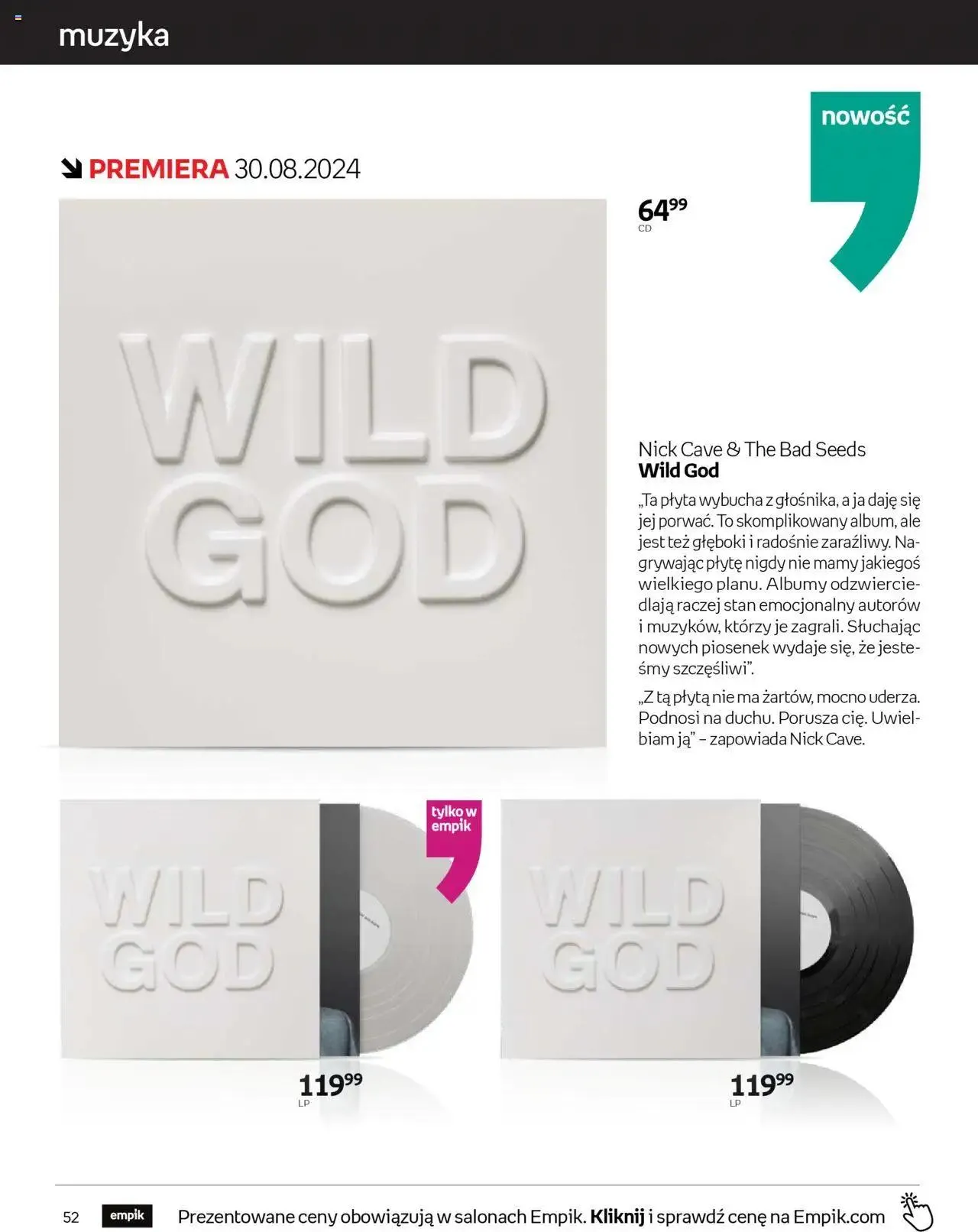 Gazetka Empik Gazetka od 11 września do 24 września 2024 - Strona 52