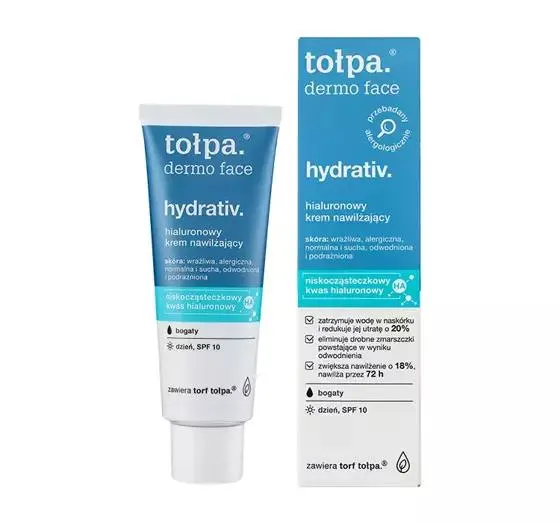 TOŁPA DERMO FACE HYDRATIV BOGATY KREM NAWILŻAJĄCY NA DZIEŃ 40ML