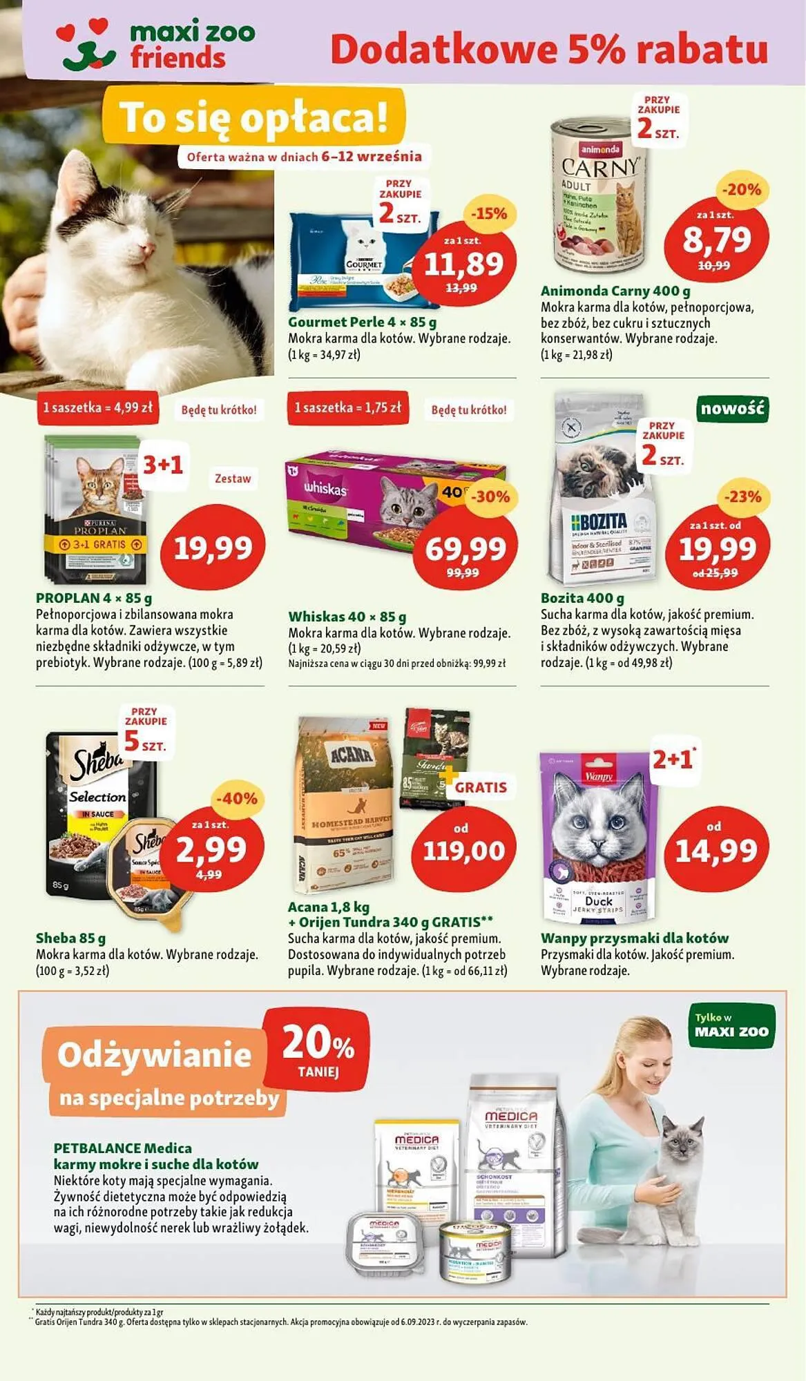 Gazetka Maxi Zoo gazetka od 6 września do 3 października 2023 - Strona 8