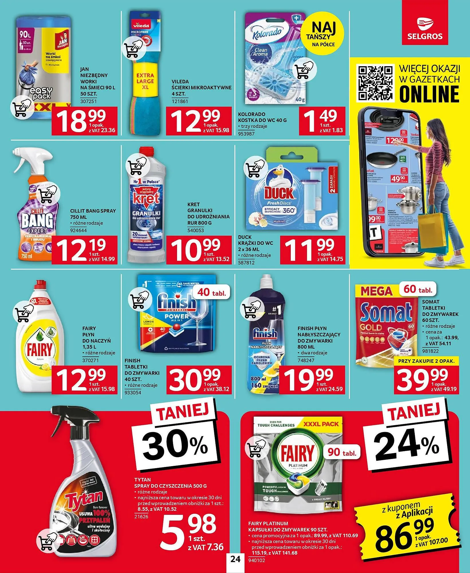 Gazetka Selgros gazetka od 9 stycznia do 22 stycznia 2025 - Strona 24