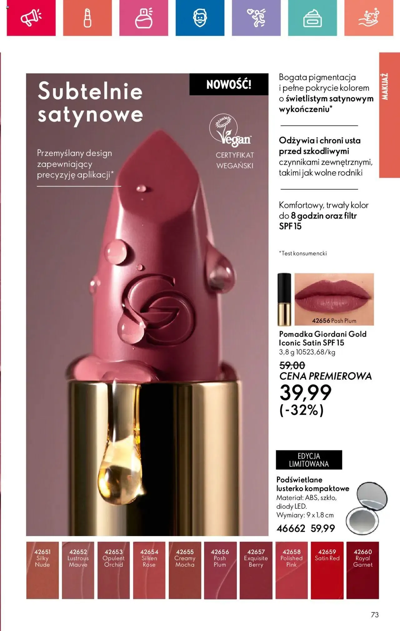 Gazetka Oriflame Katalog Black Friday od 10 listopada do 30 listopada 2024 - Strona 73