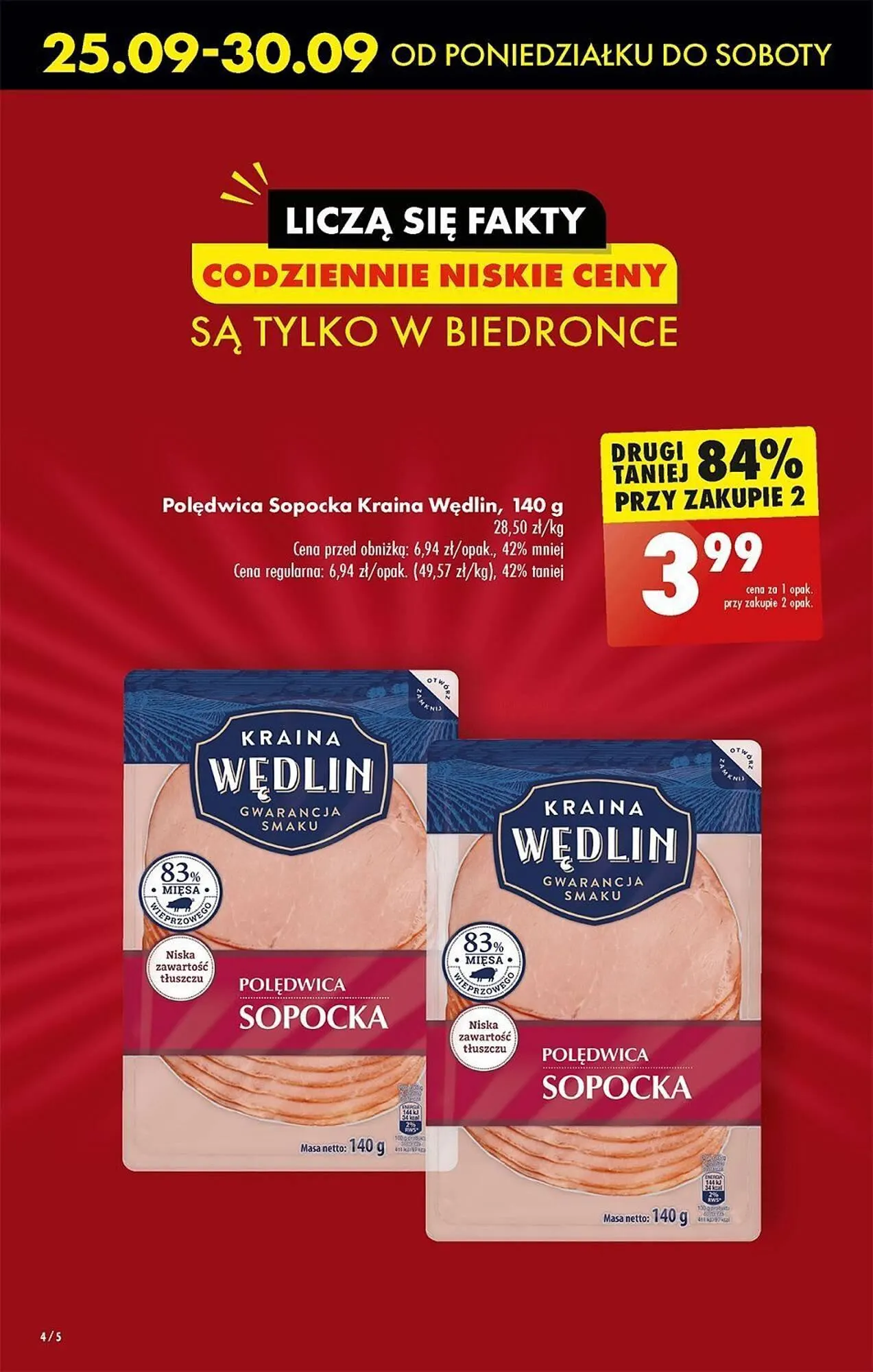 Gazetka Biedronka gazetka od 25 września do 30 września 2023 - Strona 4