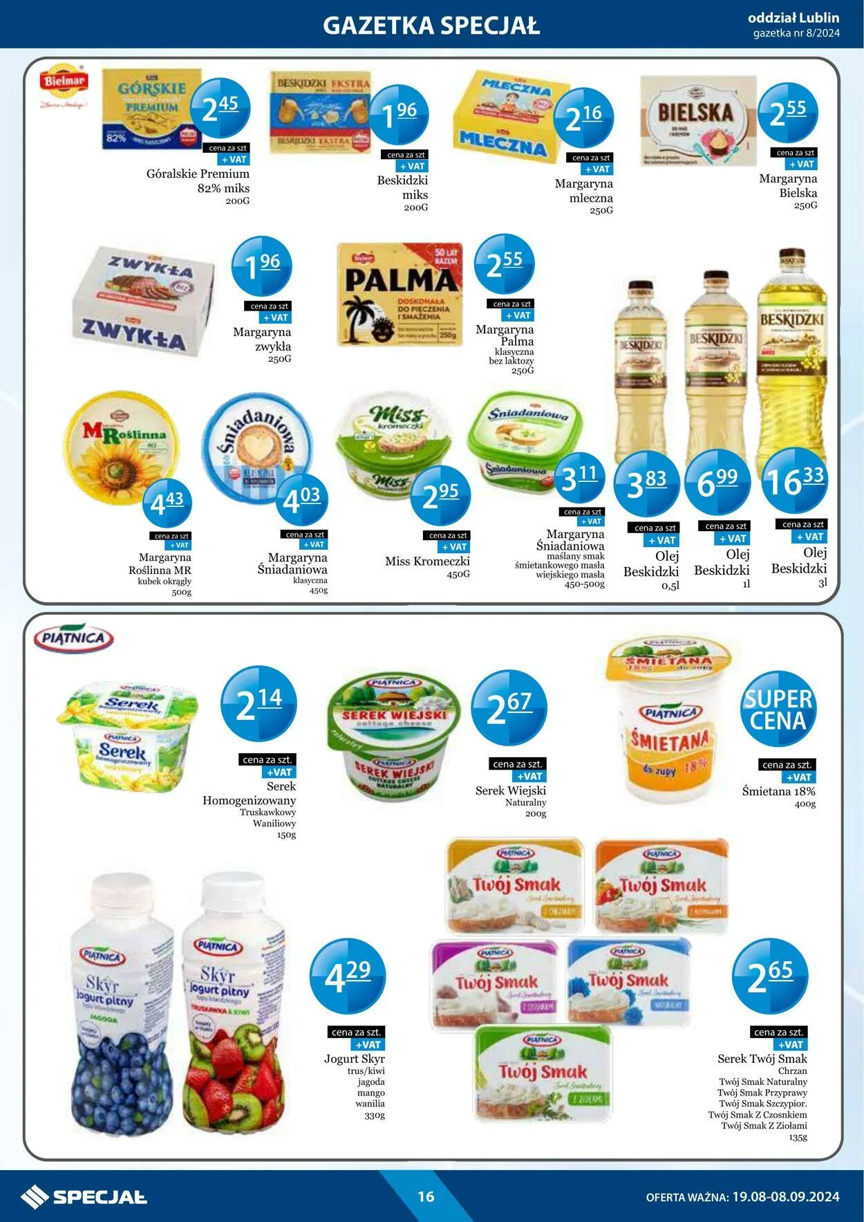Gazetka Specjał od 19 sierpnia do 8 września 2024 - Strona 16
