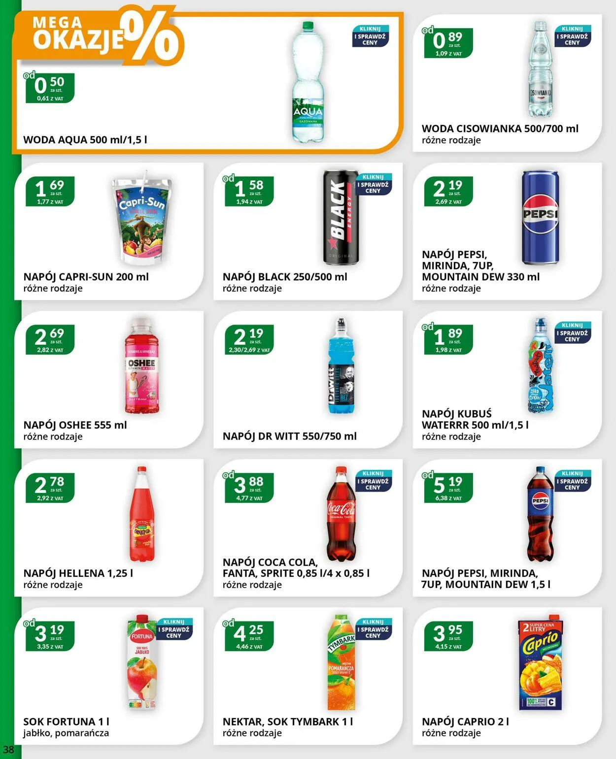 Gazetka Eurocash Aktualna gazetka od 28 października do 17 listopada 2024 - Strona 38