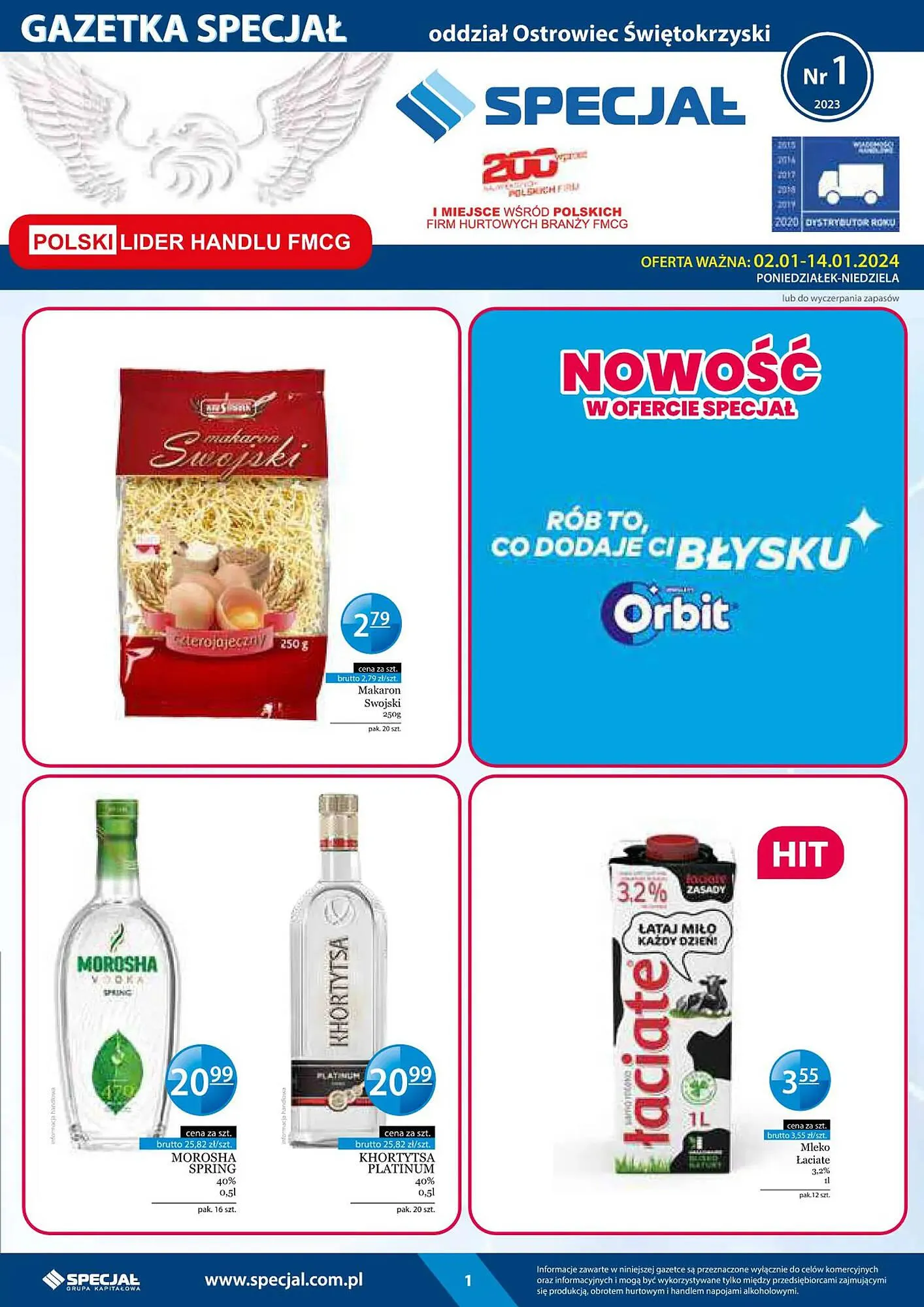 Gazetka Specjał Świętokrzyska gazetka od 2 stycznia do 14 stycznia 2024 - Strona 