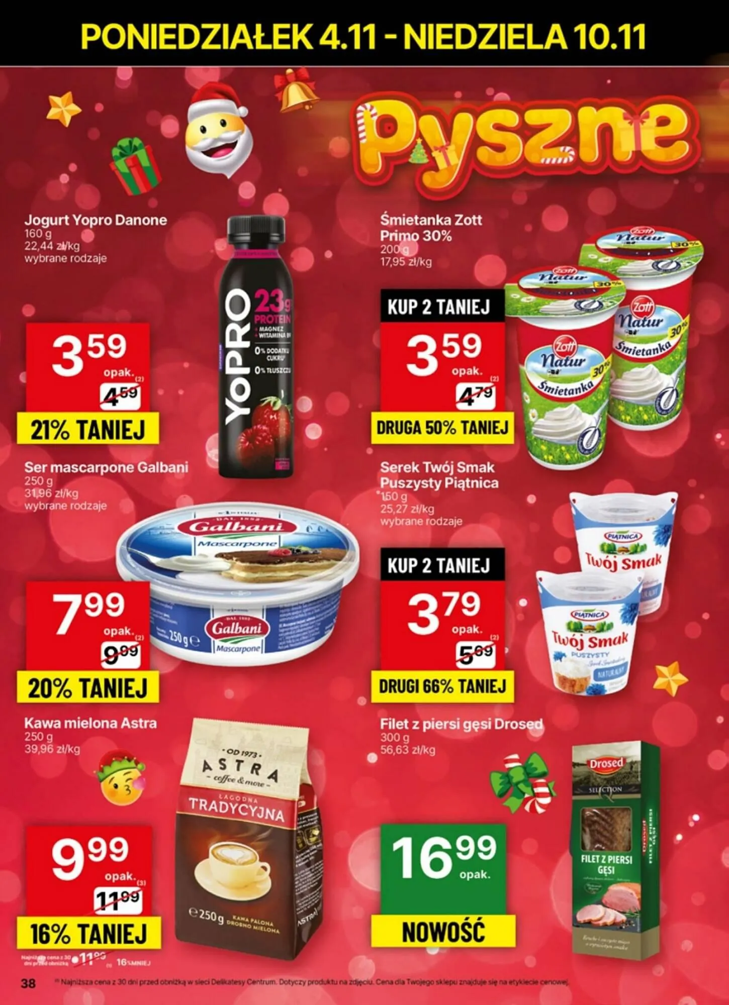 Gazetka Delikatesy Centrum gazetka od 4 listopada do 10 listopada 2024 - Strona 38