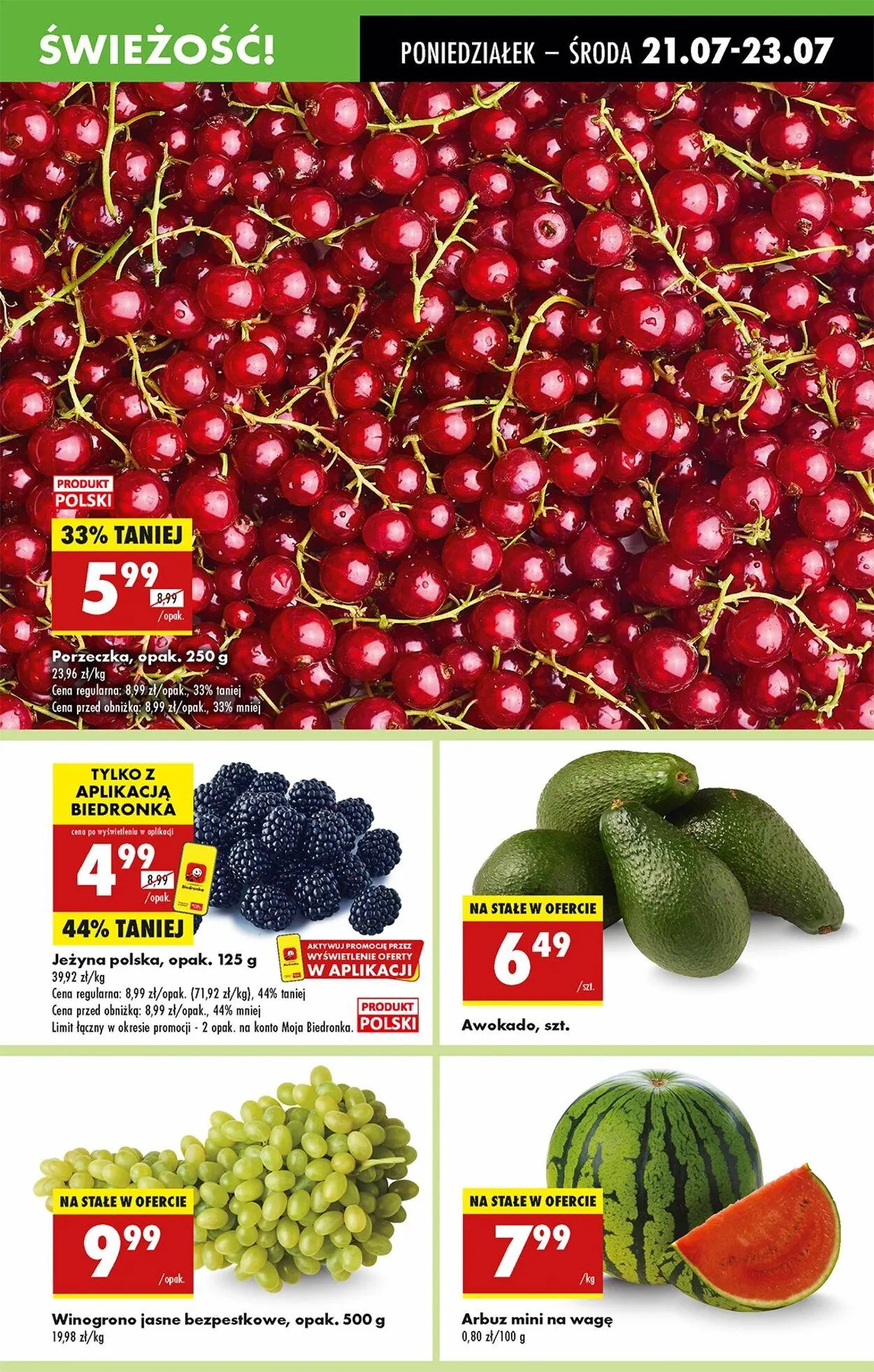 Gazetka Biedronka Aktualna gazetka od 21 lipca do 28 lipca 2025 - Strona 23