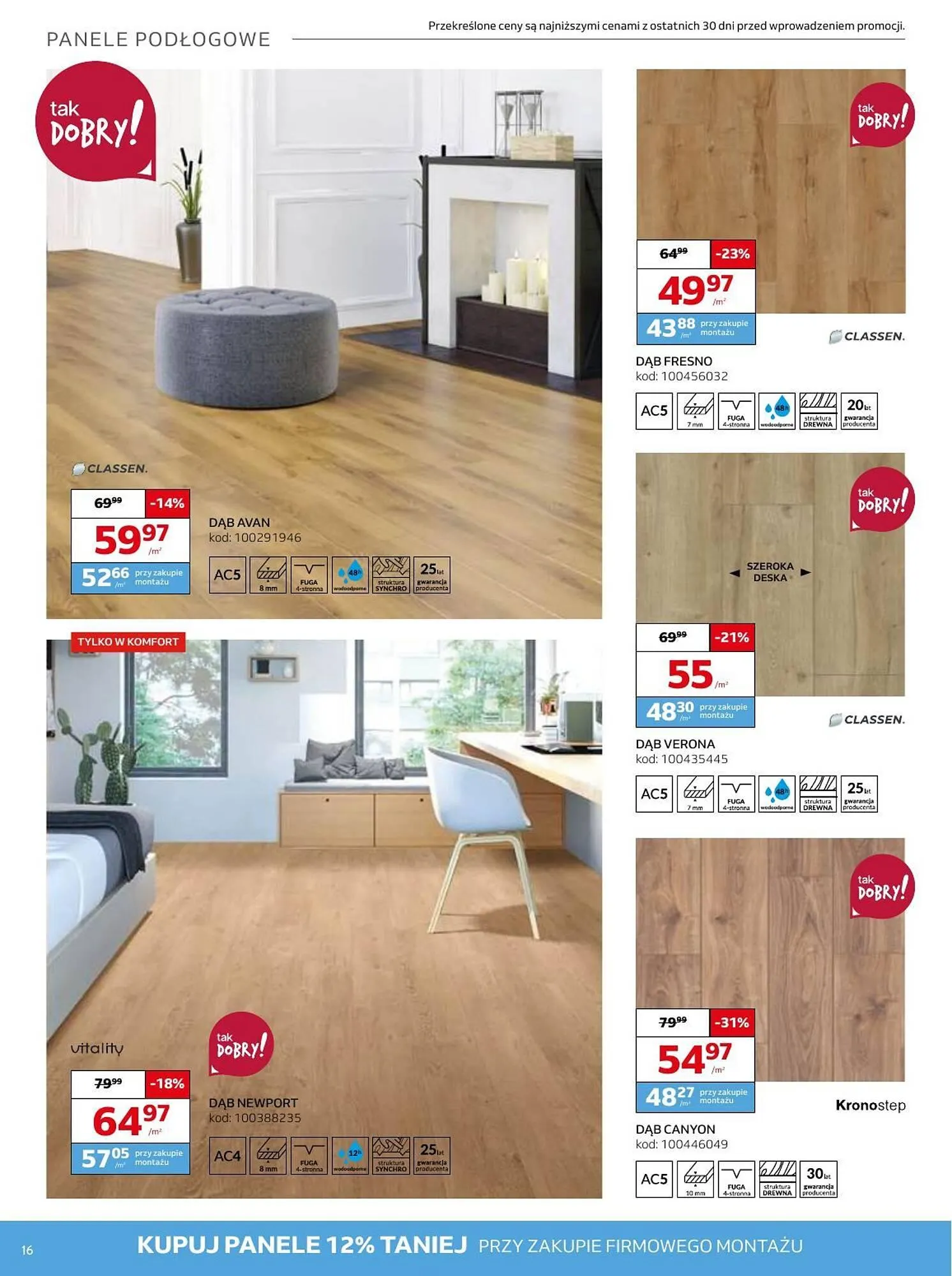 Gazetka Komfort gazetka od 9 stycznia do 18 lutego 2025 - Strona 16