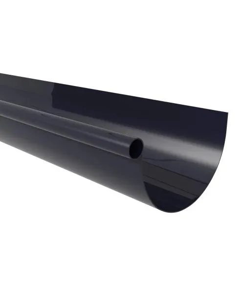 Rynna G125 ryflowana grafit 300 cm SCALA