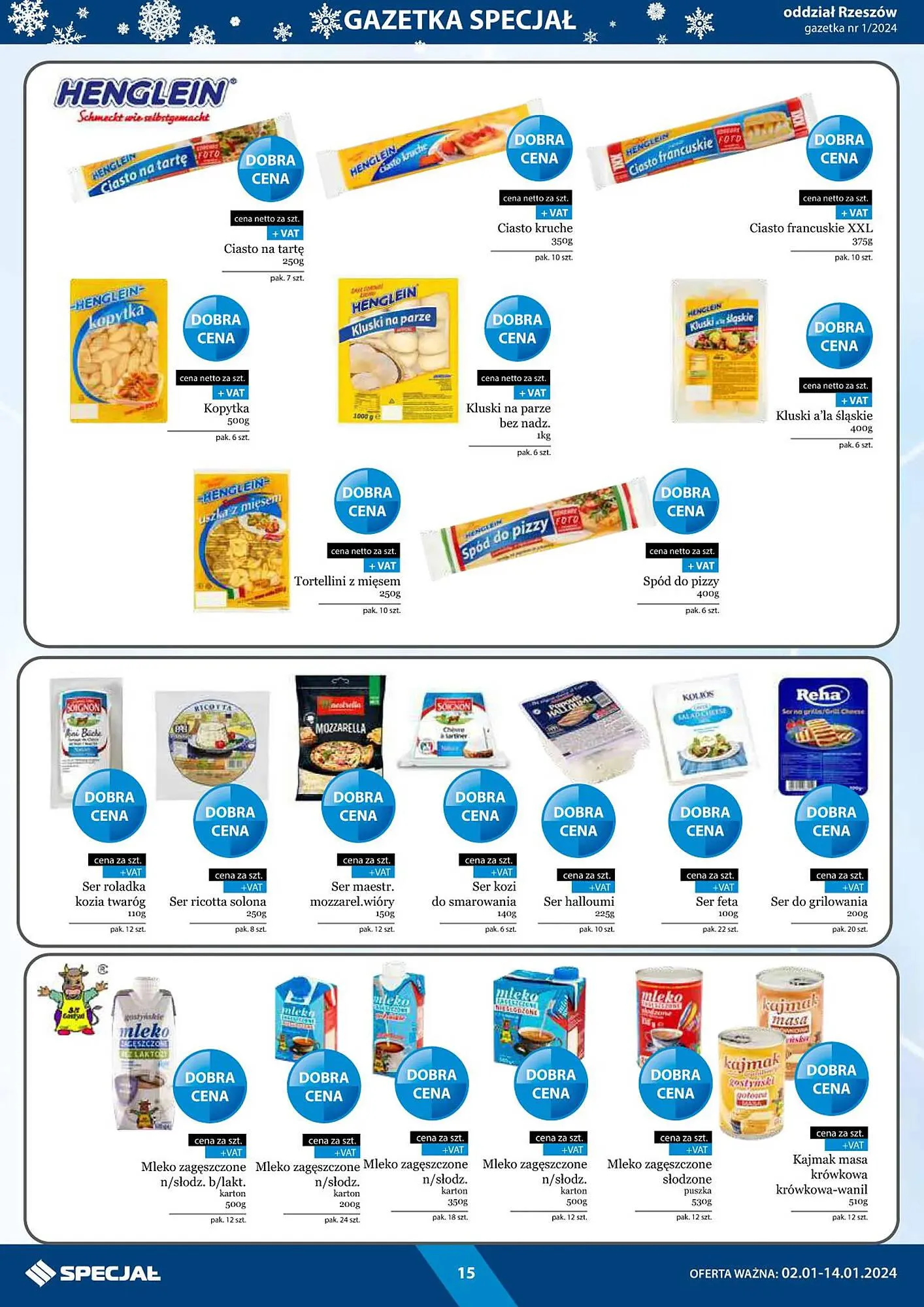 Gazetka Specjał gazetka od 2 stycznia do 14 stycznia 2024 - Strona 15
