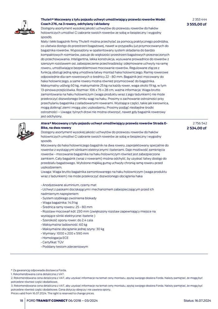 Gazetka FORD TRANSIT CONNECT od 3 sierpnia do 3 sierpnia 2025 - Strona 18