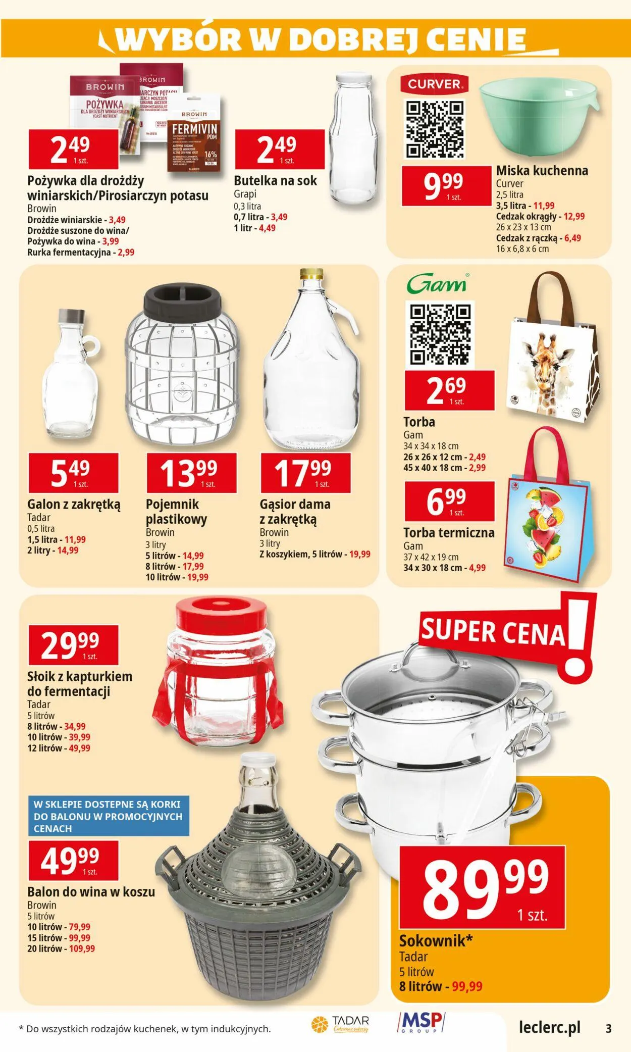 Gazetka E.Leclerc Aktualna gazetka od 30 września do 14 października 2024 - Strona 3