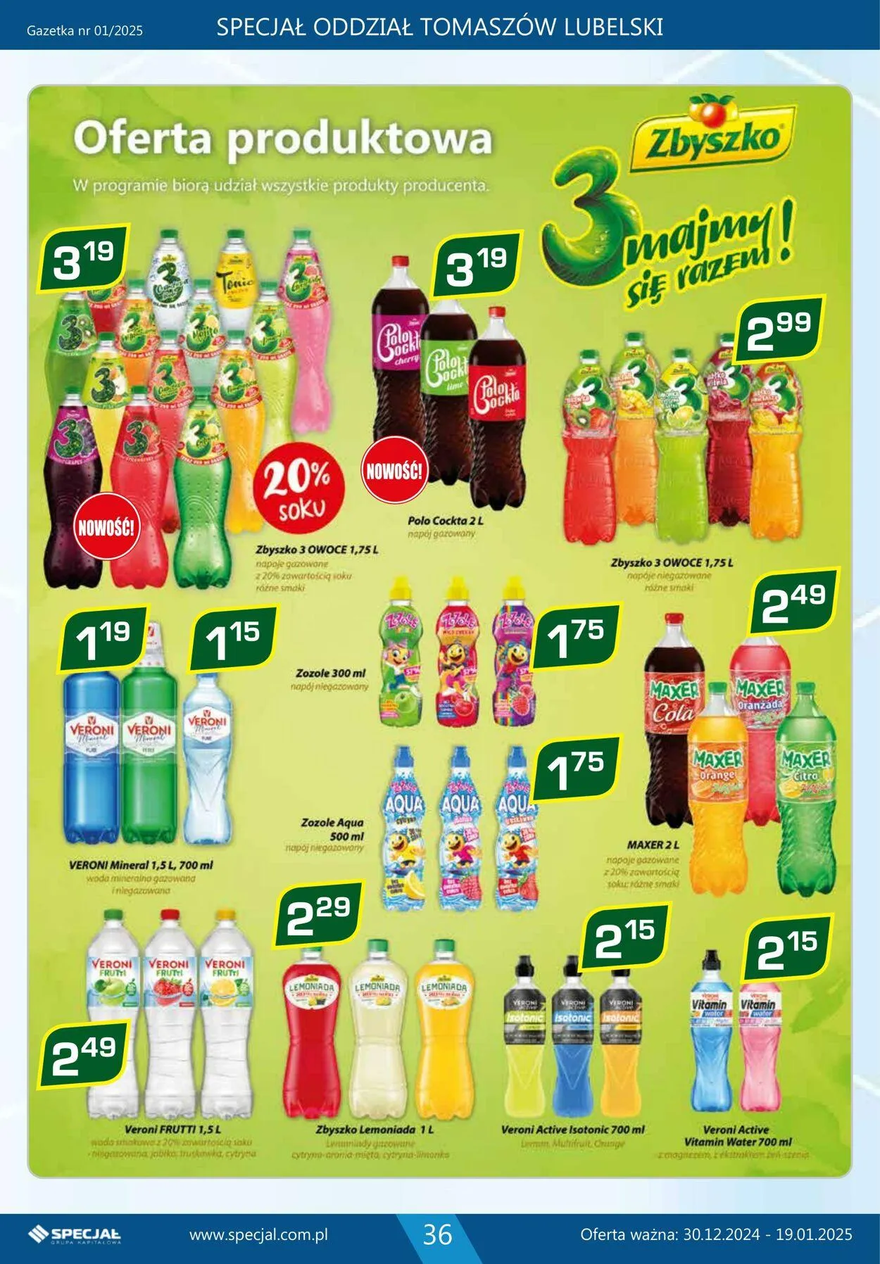 Gazetka Specjał od 30 grudnia do 19 stycznia 2026 - Strona 36