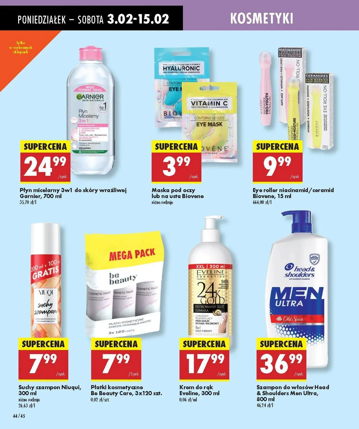 Gazetka Biedronka Aktualna gazetka od 3 lutego do 10 lutego 2025 - Strona 44