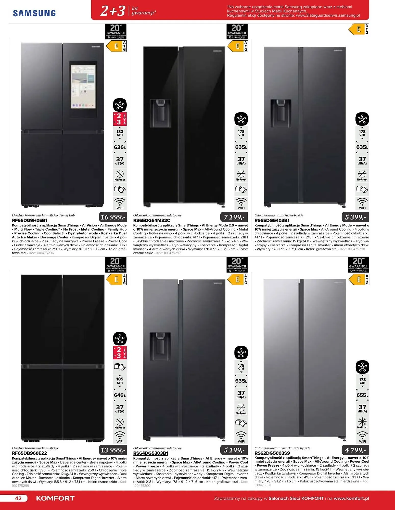 Gazetka Komfort gazetka od 11 września do 31 grudnia 2024 - Strona 42