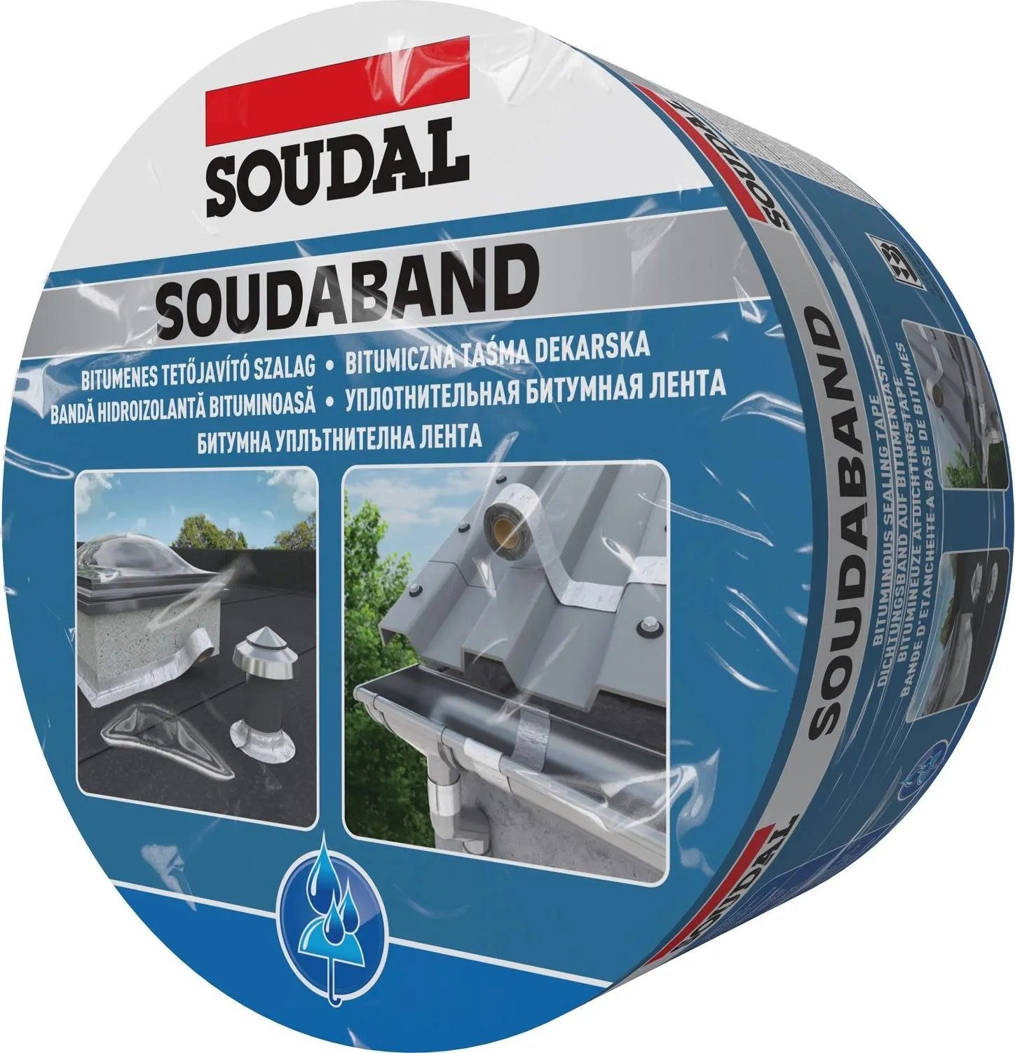 Soudal Samowulkanizująca taśma dekarska 15 cm x 1000 cm