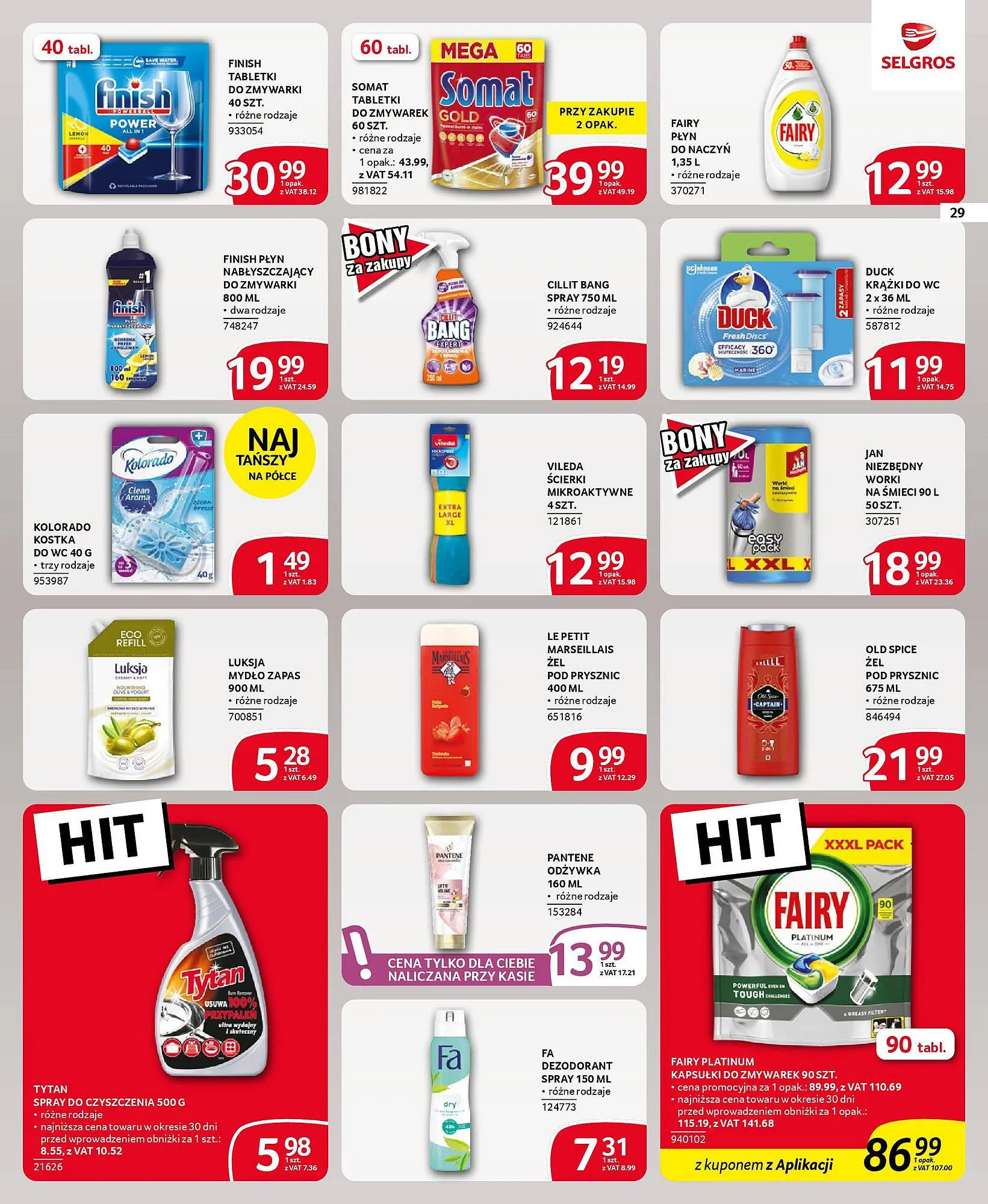 Gazetka Selgros gazetka od 9 stycznia do 22 stycznia 2025 - Strona 29