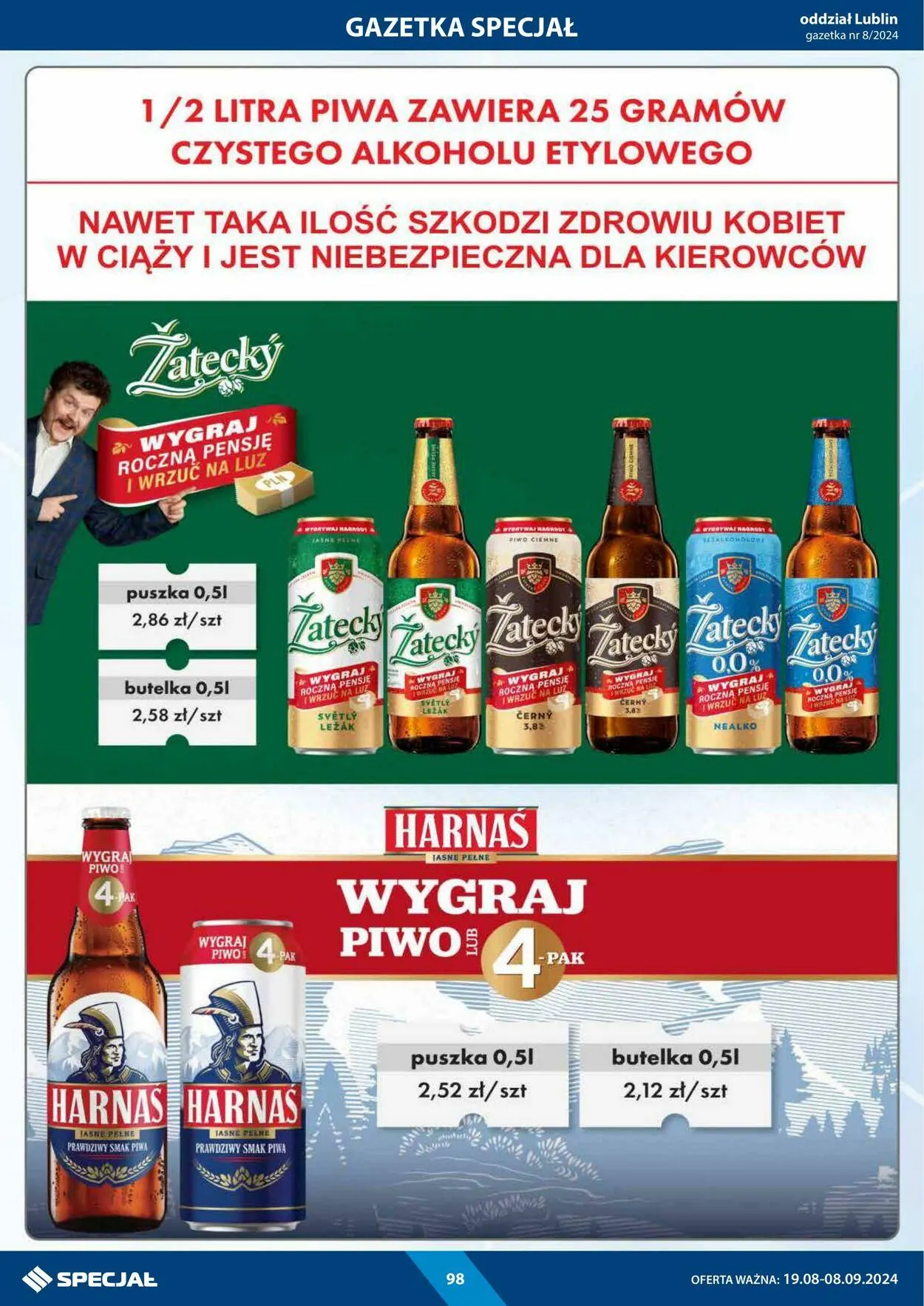 Gazetka Specjał od 19 sierpnia do 8 września 2024 - Strona 98