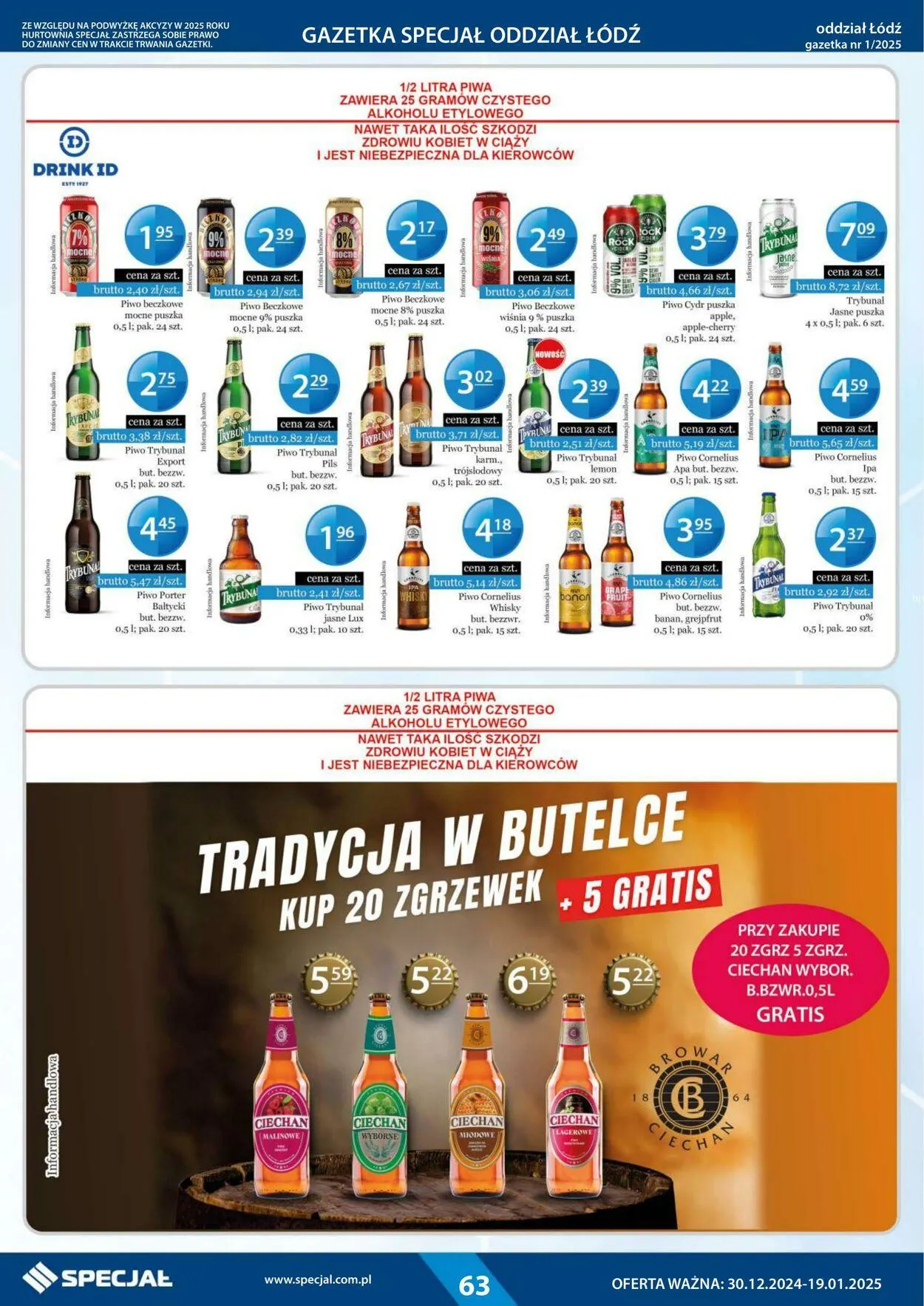 Gazetka Specjał od 30 grudnia do 19 stycznia 2026 - Strona 63