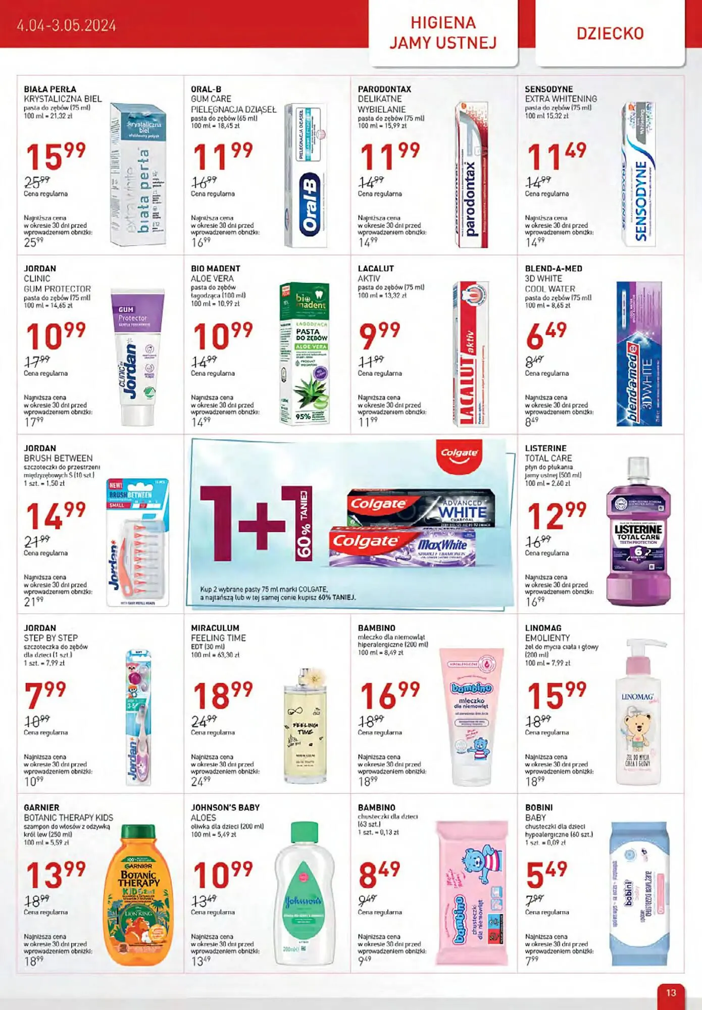 Gazetka Jawa Drogerie gazetka od 4 kwietnia do 3 maja 2024 - Strona 13