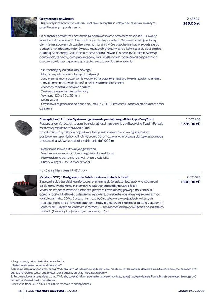 Gazetka NOWY FORD TRANSIT CUSTOM od 16 kwietnia do 16 kwietnia 2025 - Strona 58