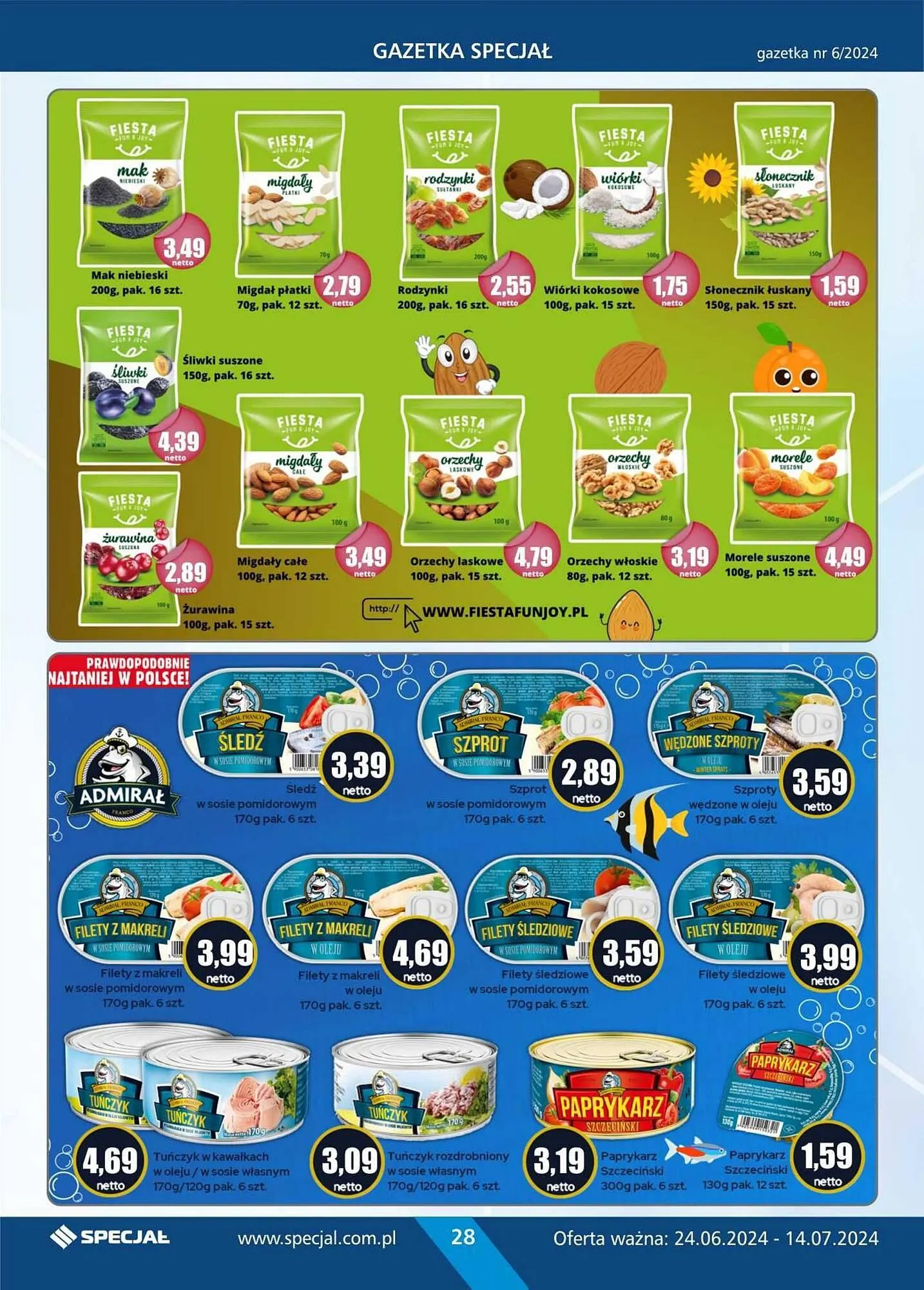 Gazetka Specjał gazetka od 24 czerwca do 14 lipca 2024 - Strona 28