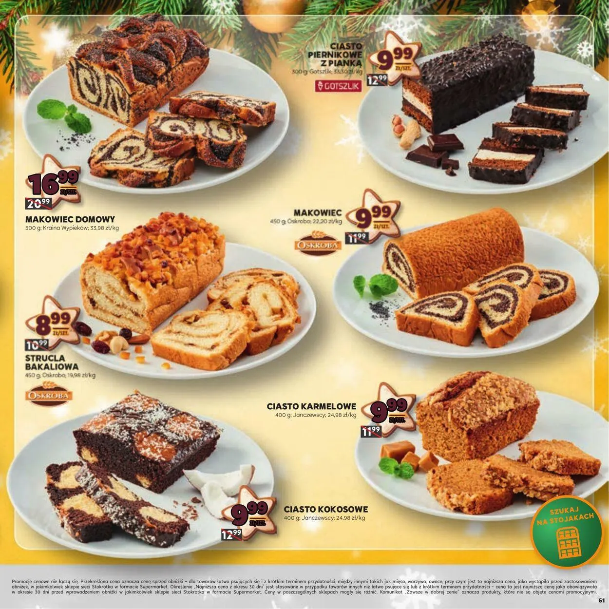 Gazetka Stokrotka Aktualna gazetka od 12 grudnia do 27 grudnia 2024 - Strona 61