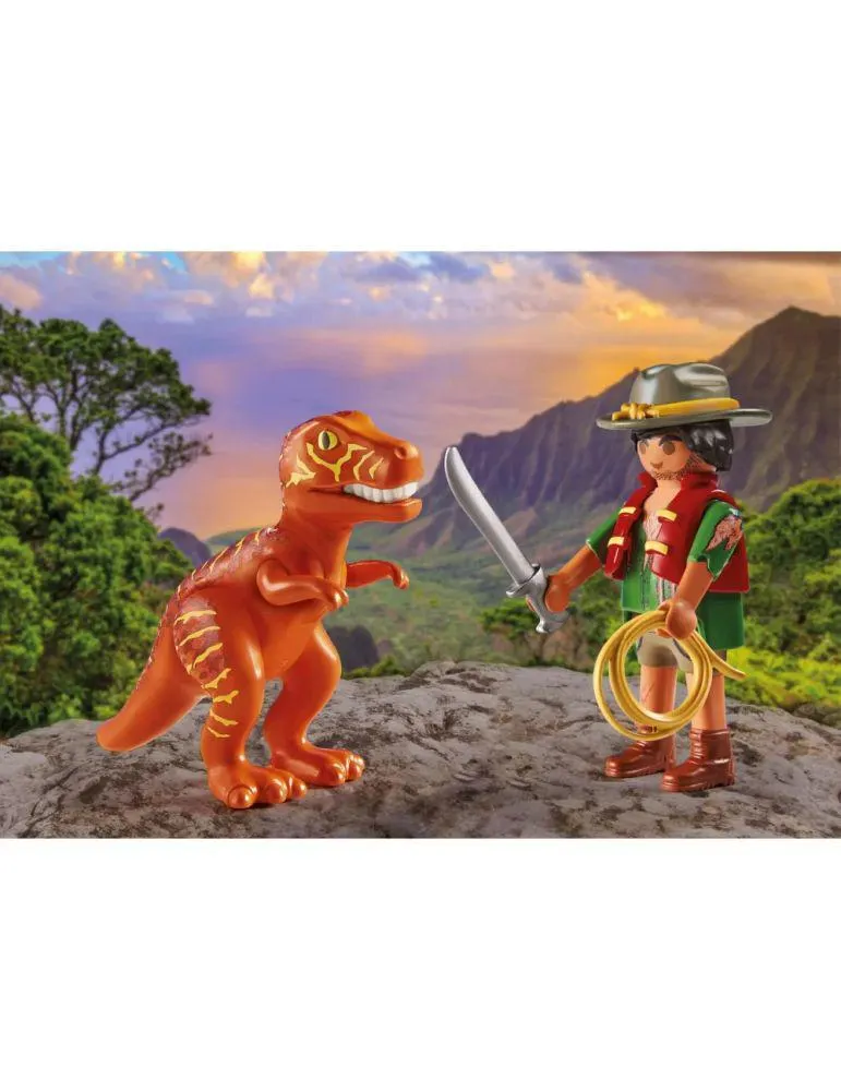 Playmobil Tropiciel z T-Rexem