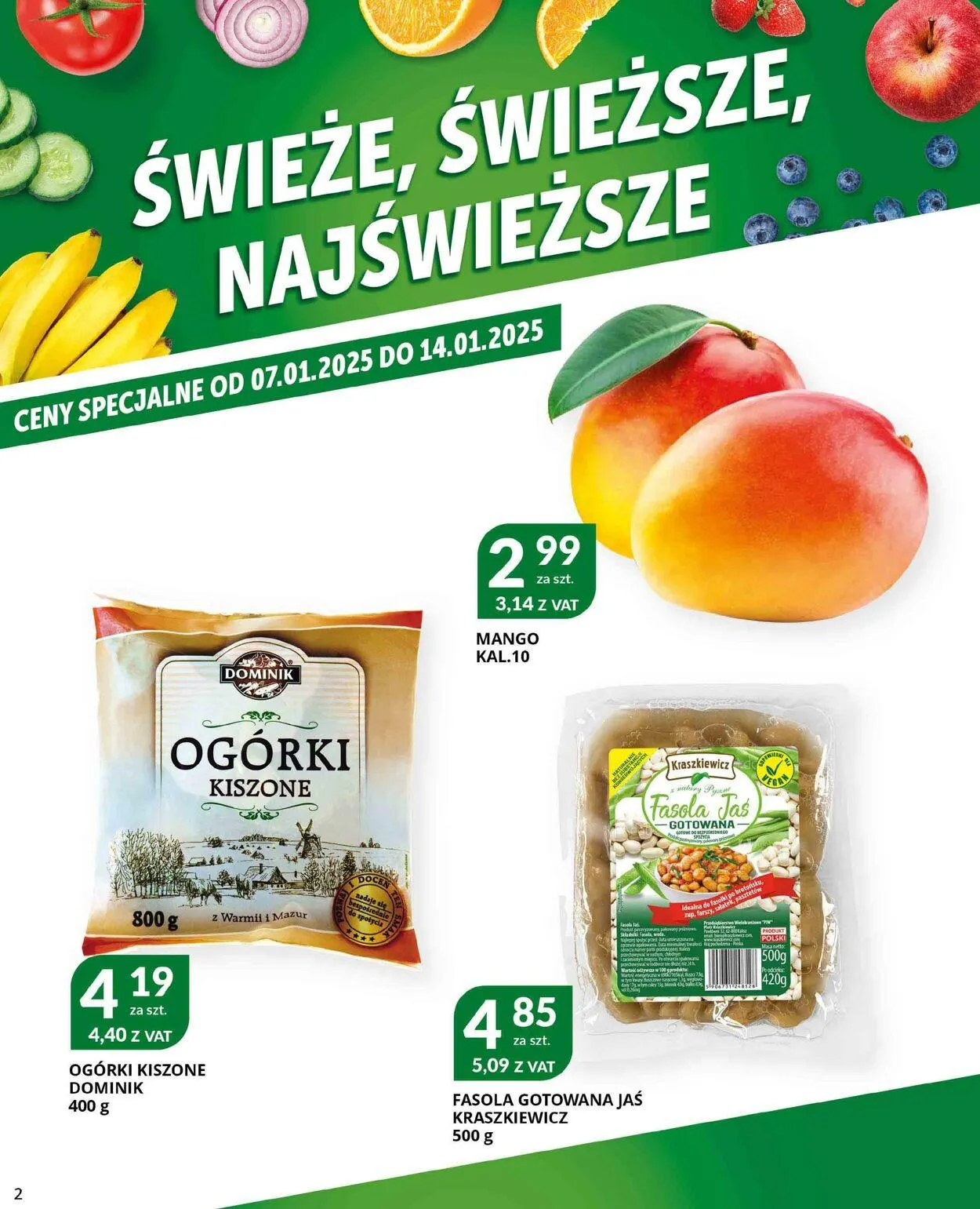 Gazetka Eurocash Aktualna gazetka od 7 stycznia do 26 stycznia 2025 - Strona 2