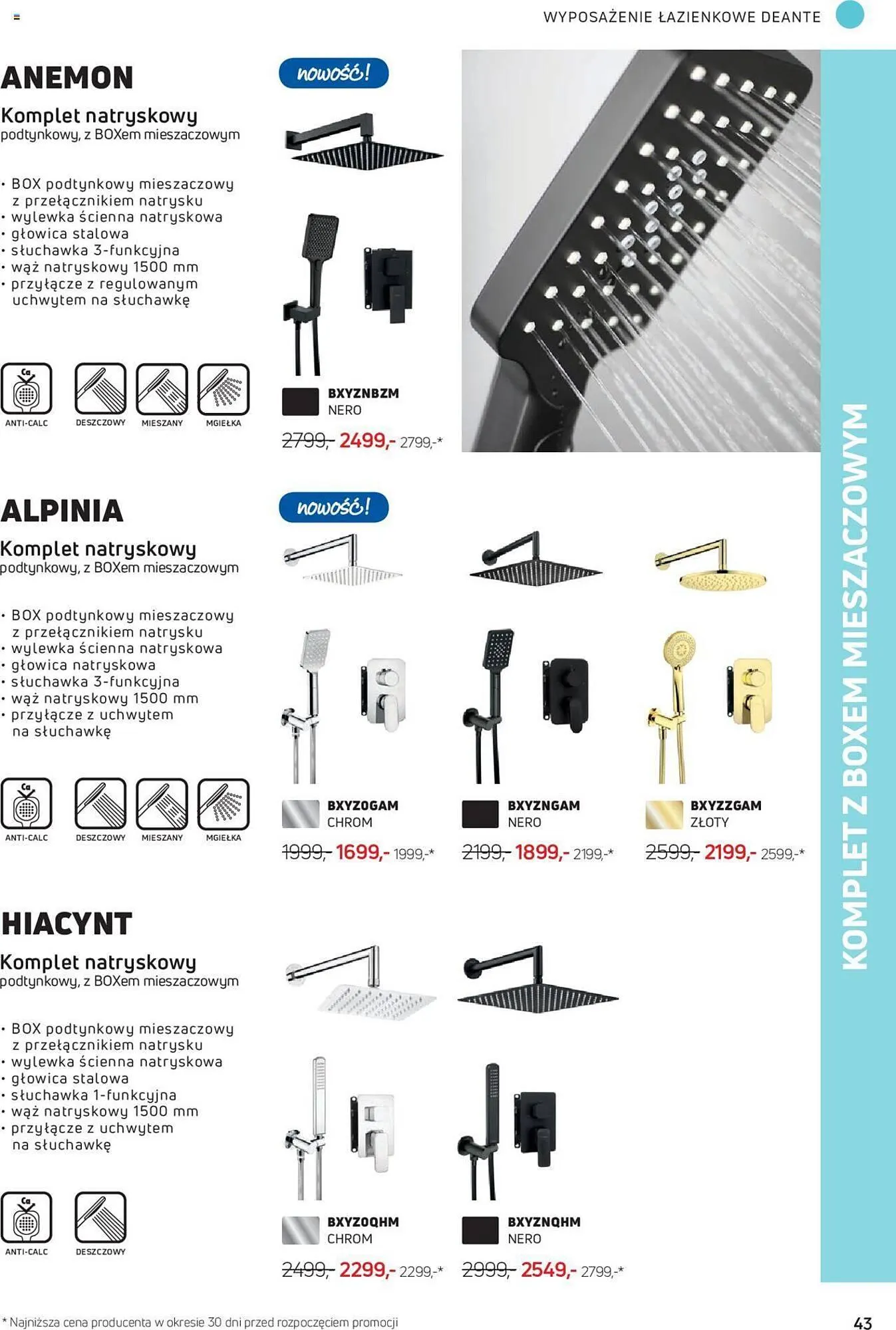 Gazetka Deante gazetka od 1 sierpnia do 31 grudnia 2023 - Strona 43