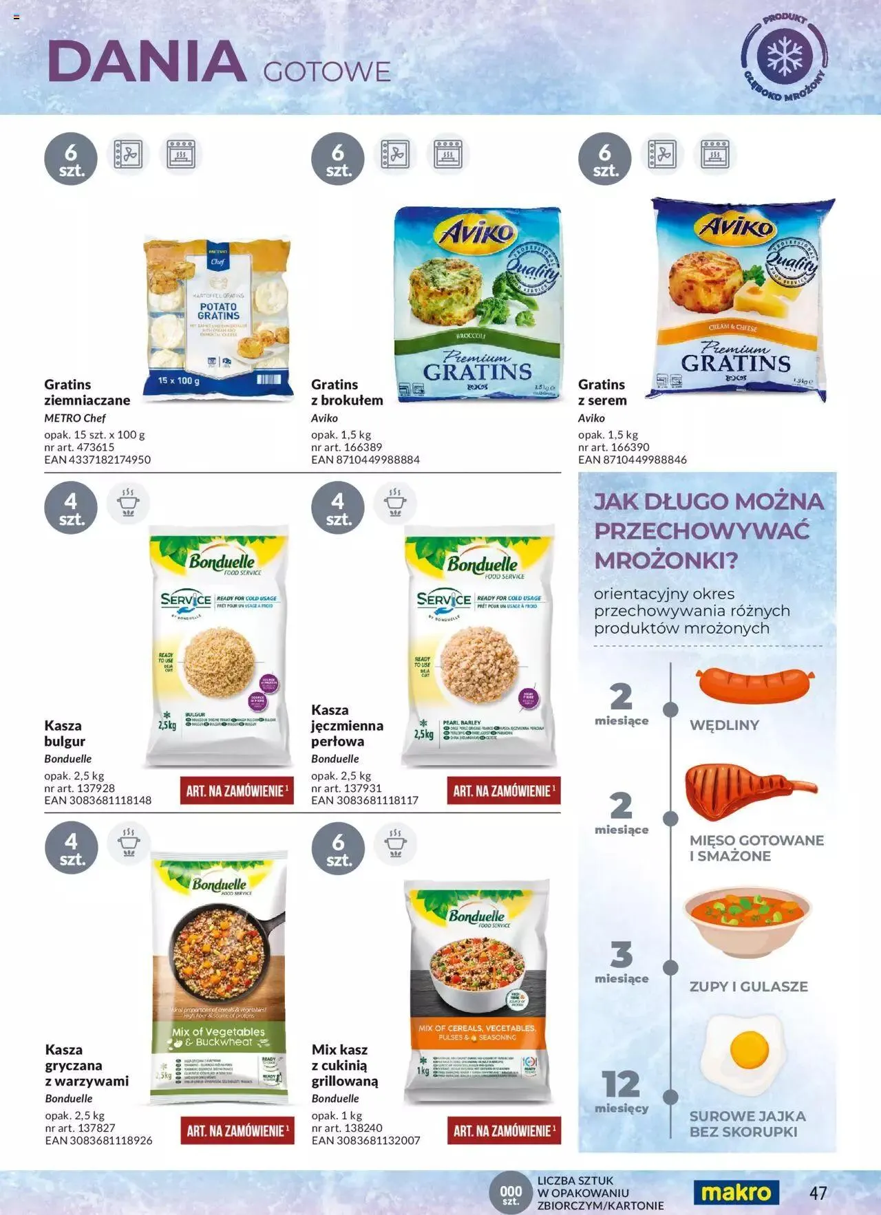 Gazetka Makro Gazetka - Mrożonki od 20 maja do 31 stycznia 2025 - Strona 47