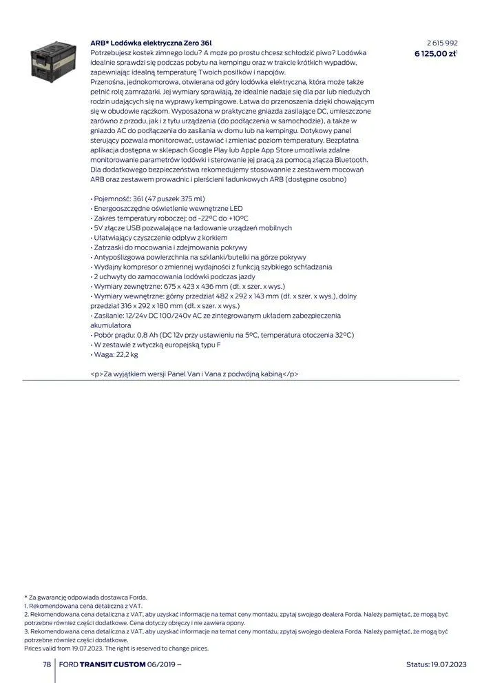 Gazetka NOWY FORD TRANSIT CUSTOM od 16 kwietnia do 16 kwietnia 2025 - Strona 78