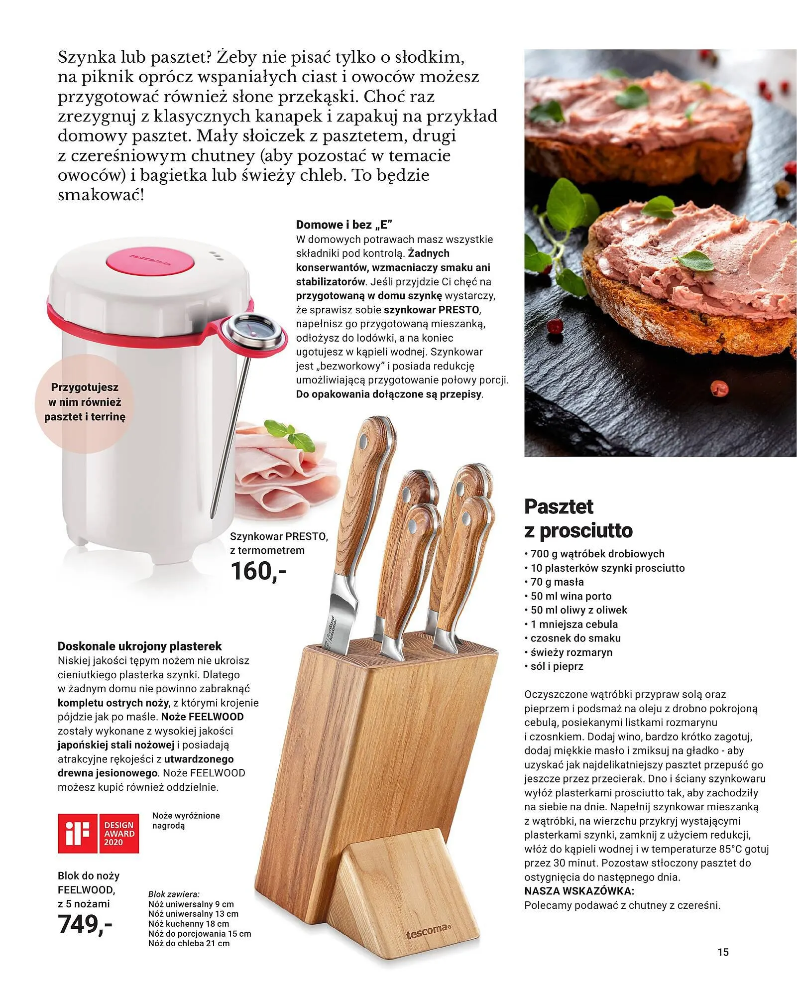 Gazetka Tescoma gazetka od 1 czerwca do 1 września 2023 - Strona 15