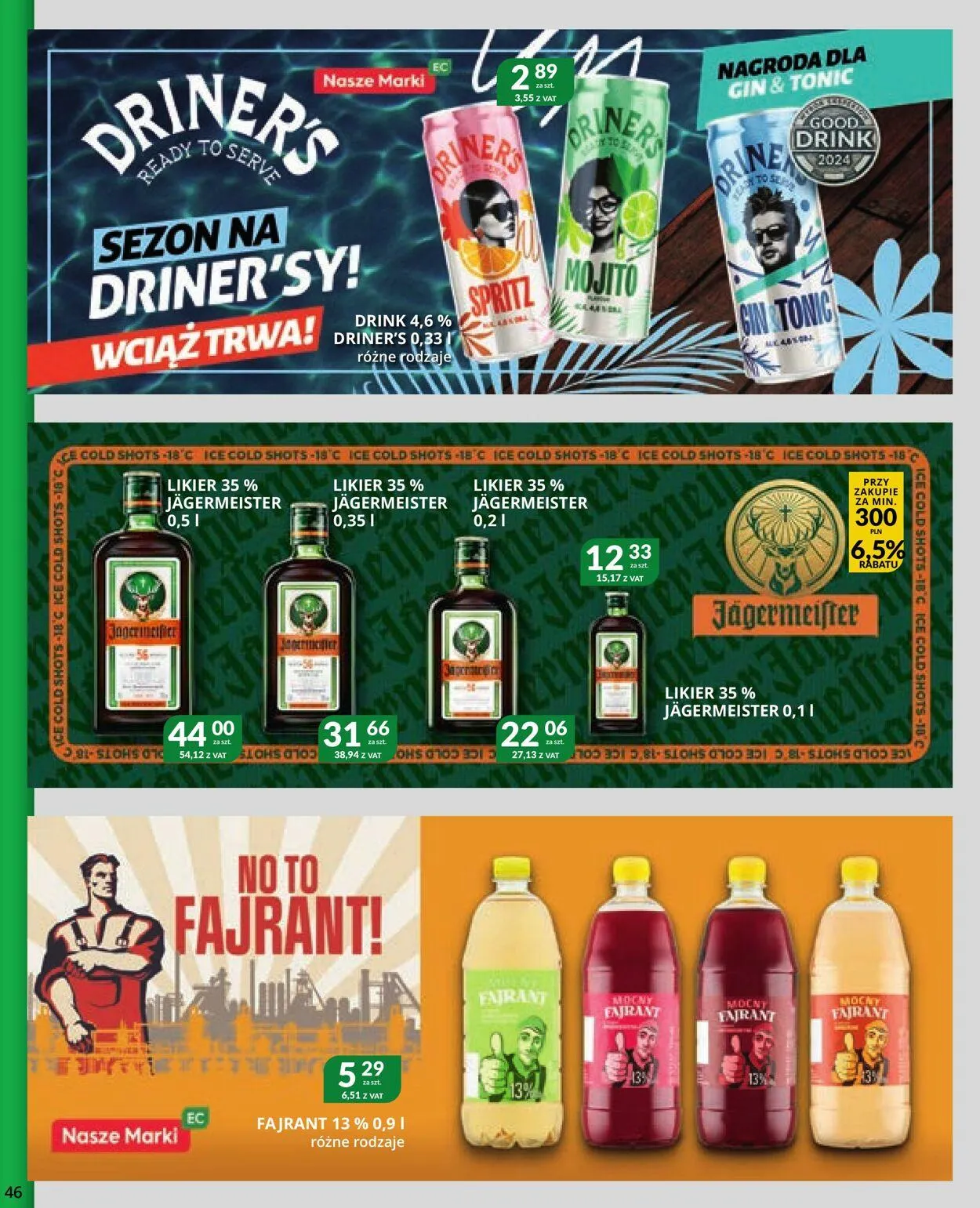 Gazetka Eurocash Aktualna gazetka od 7 stycznia do 26 stycznia 2025 - Strona 46