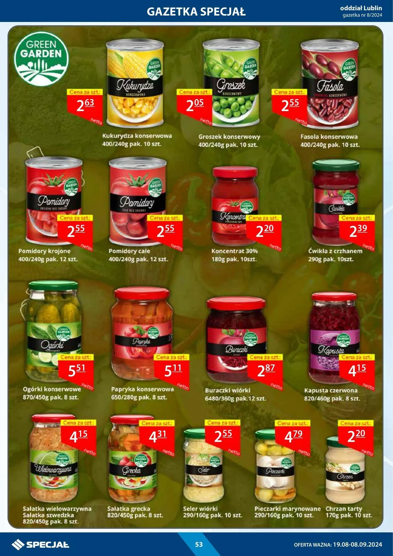 Gazetka Specjał od 19 sierpnia do 8 września 2024 - Strona 53