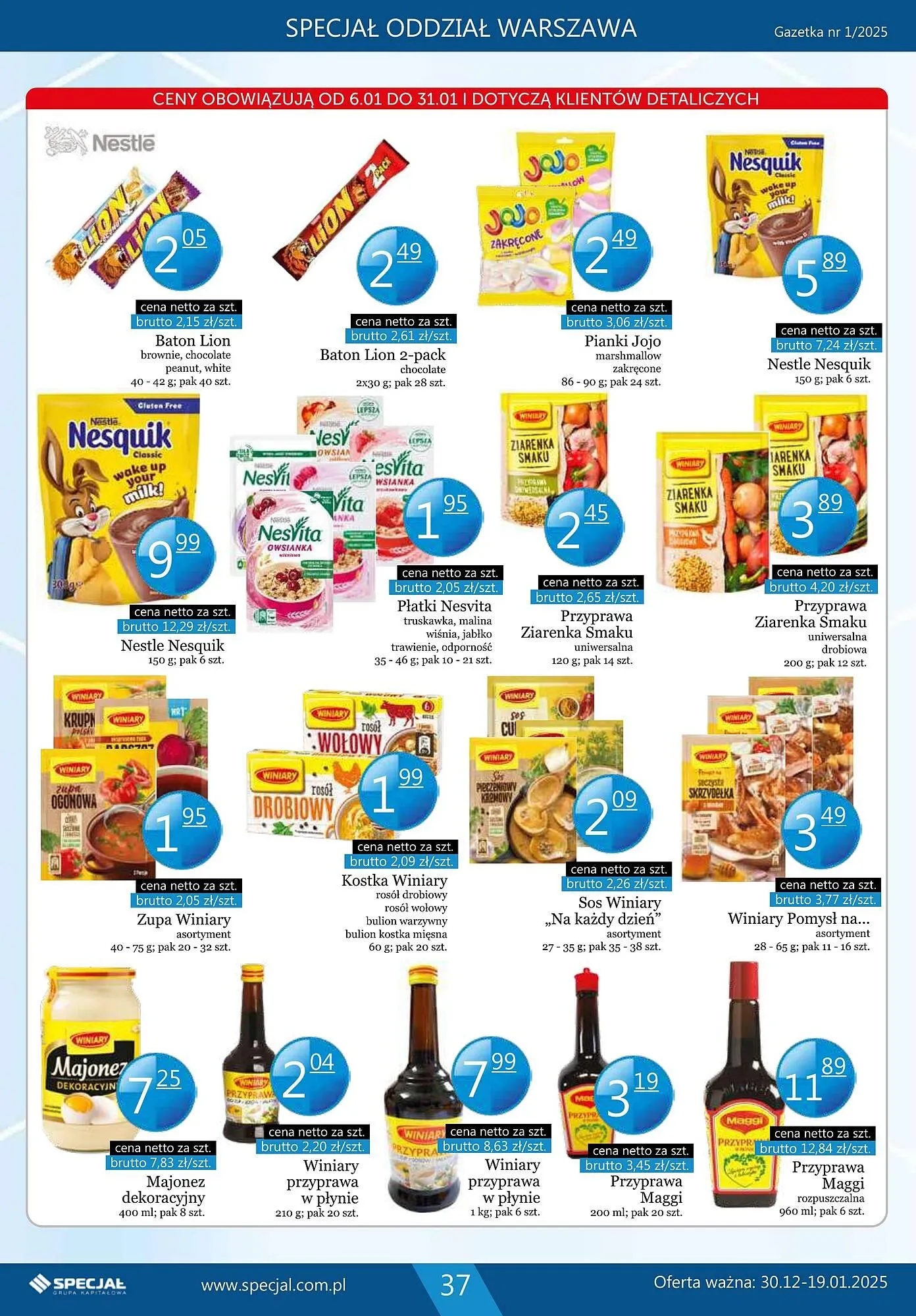 Gazetka Specjał gazetka od 30 grudnia do 19 stycznia 2025 - Strona 37