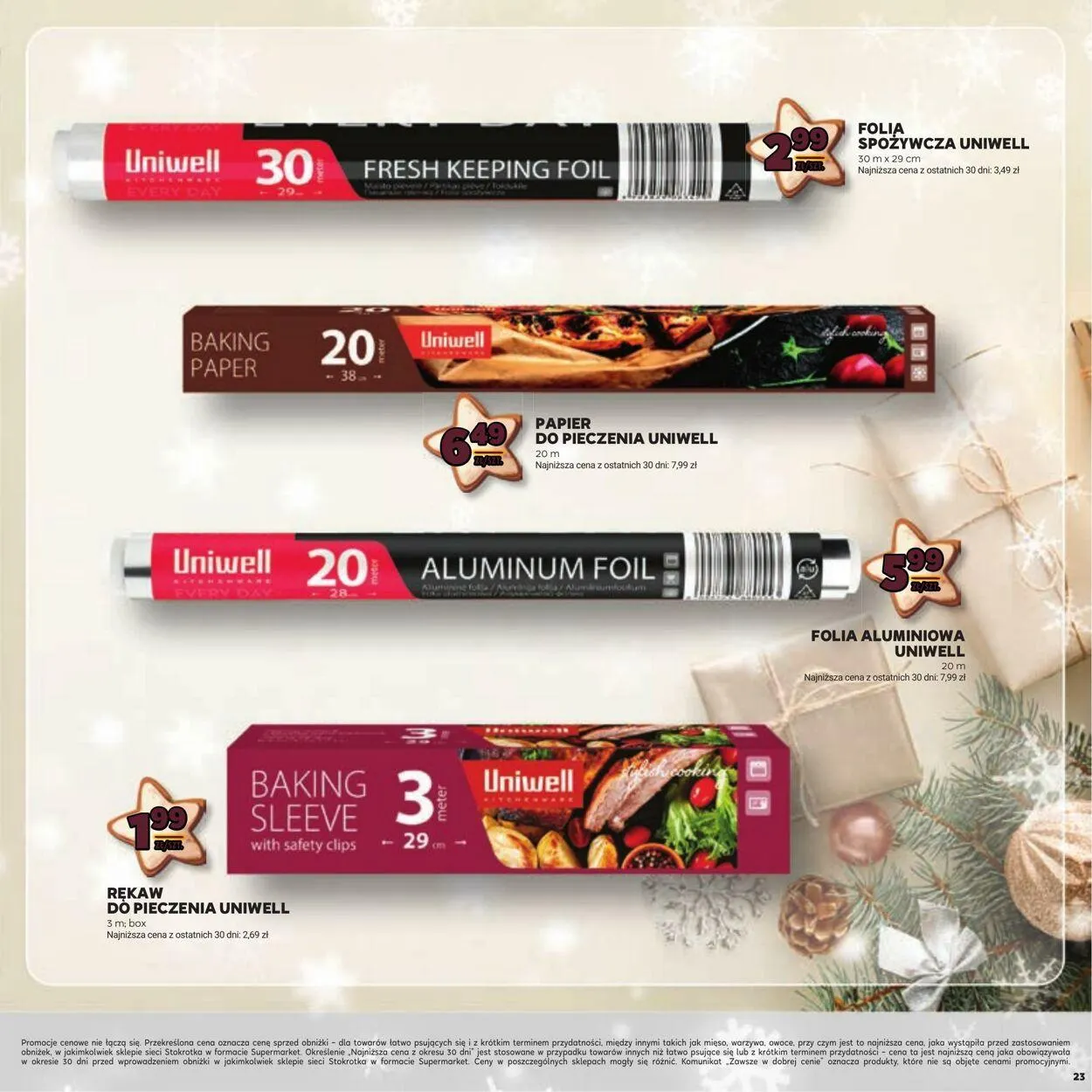 Gazetka Stokrotka Aktualna gazetka od 12 grudnia do 27 grudnia 2024 - Strona 23