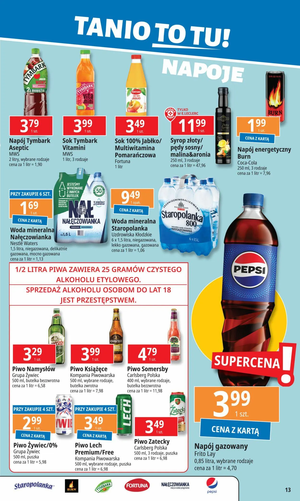 Gazetka E.Leclerc Aktualna gazetka od 14 kwietnia do 28 kwietnia 2025 - Strona 13