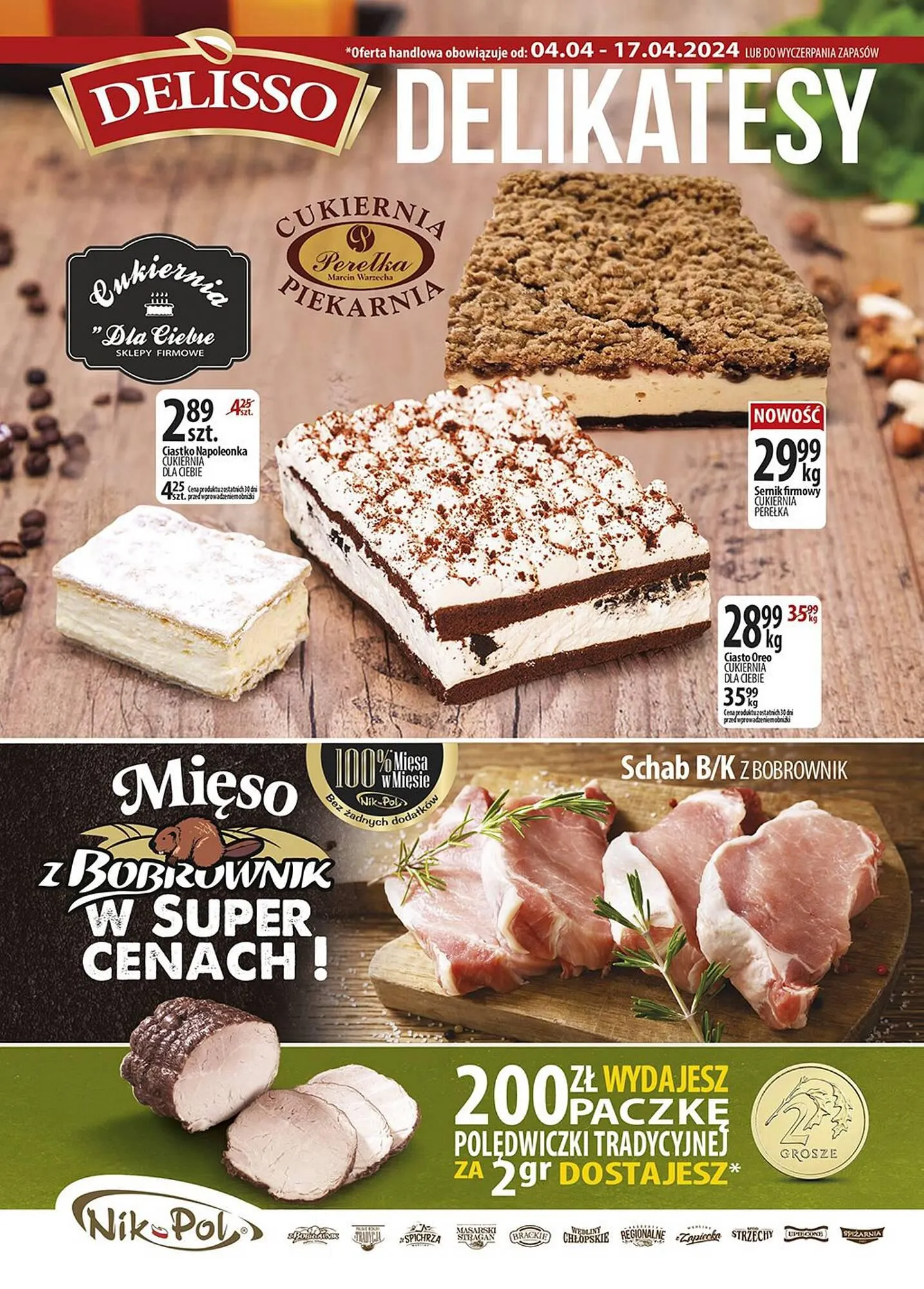 Gazetka Delisso Delikatesy gazetka od 4 kwietnia do 17 kwietnia 2024 - Strona