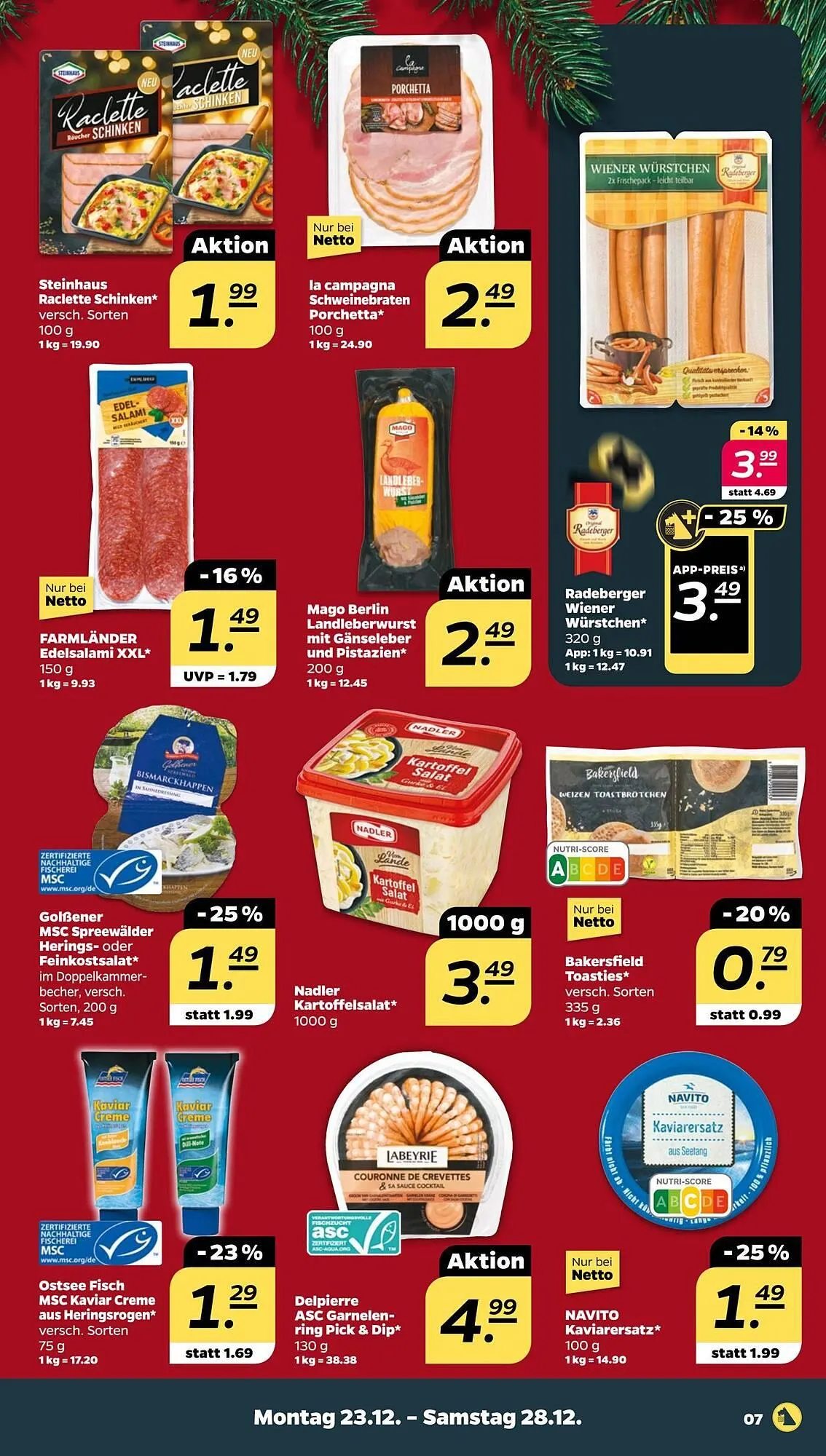 Gazetka Netto gazetka od 23 grudnia do 28 grudnia 2024 - Strona 7