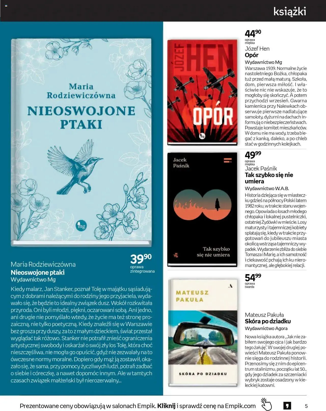 Gazetka Empik Gazetka od 11 września do 24 września 2024 - Strona 5