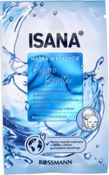 ISANA, Hydro Booster , maseczka do twarzy, w płachcie, odświeża i nawilża