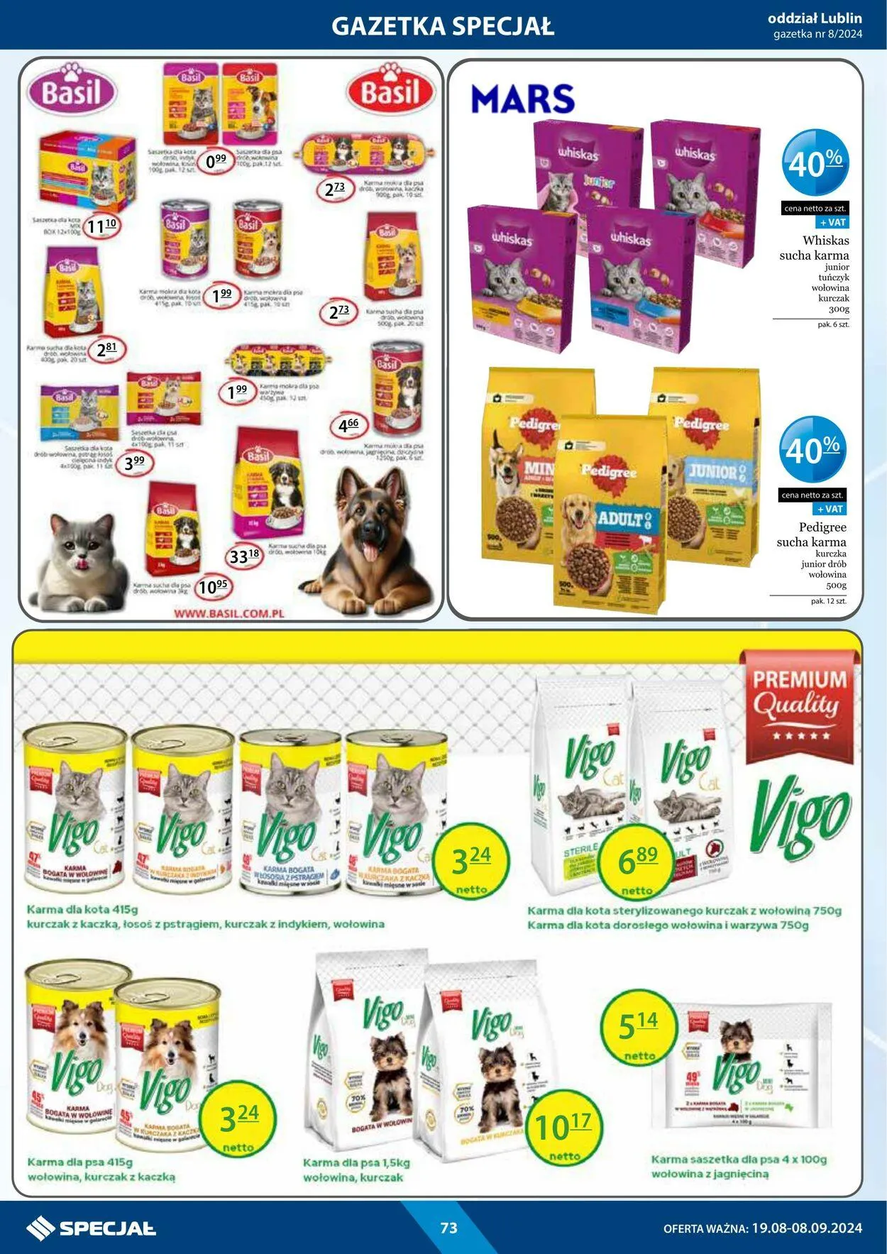 Gazetka Specjał od 19 sierpnia do 8 września 2024 - Strona 73