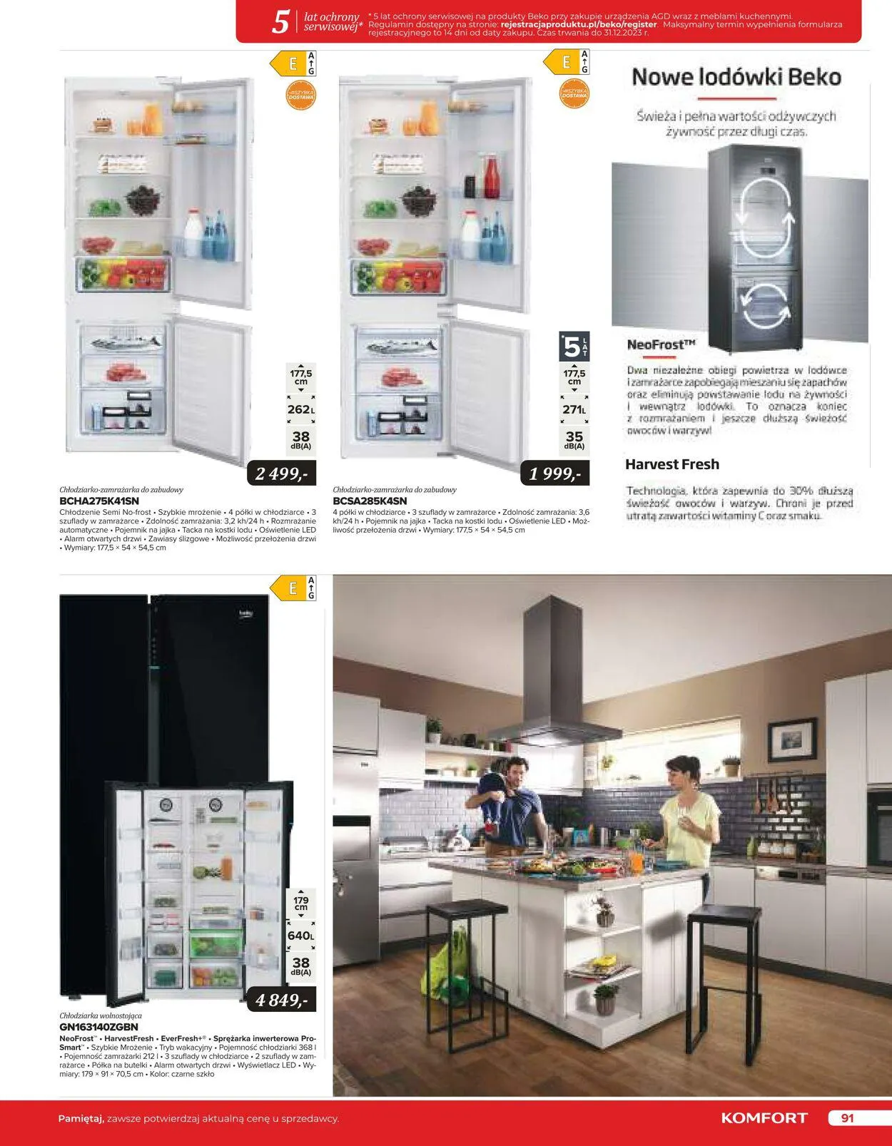 Gazetka Komfort Aktualna gazetka od 25 października do 31 stycznia 2024 - Strona 90