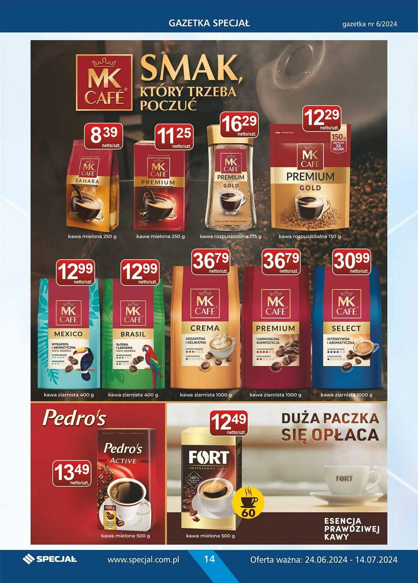 Gazetka Specjał gazetka od 24 czerwca do 14 lipca 2024 - Strona 14