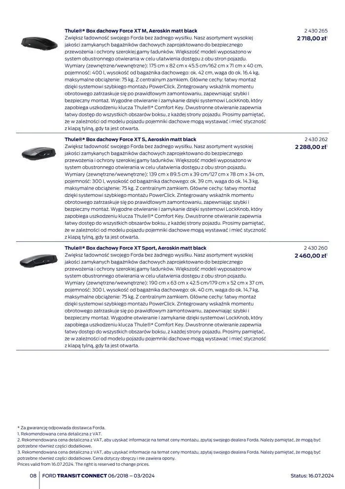 Gazetka FORD TRANSIT CONNECT od 3 sierpnia do 3 sierpnia 2025 - Strona 8