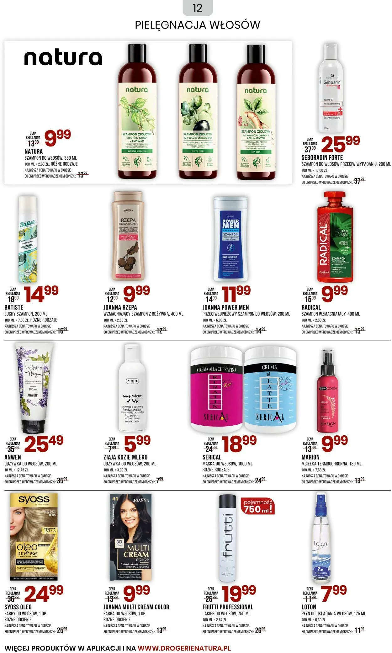 Gazetka Natura Aktualna gazetka od 4 stycznia do 2 lutego 2025 - Strona 12